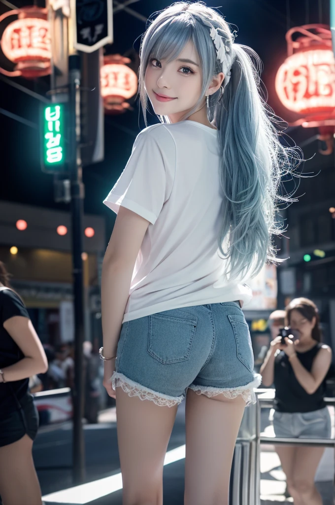 Gray Hair、Close-up of a woman wearing a white mask, Backwards、turn around、Beautiful Portraits, Gweitz, Gurvitz-style artwork, Gray Hairの神, author:Yang Jie, Magnificent and beautiful character art, Amazing character art, author:Fan Chi, By Wujun Shifan, pixiv art station street Gweitz, Single Ponytail, insult, High Ponytail, Tall figures, Long legs, (Sleeveless lace shirt), (Shorts), (Striped )), ((Striped )), walk, elegant, Dignified, feminine, Beautiful curves, Cute smile, Attention to detail and layering, colorful, It has a unique texture, rich and colorful, Color harmony, Vivid, Design Art, 16k, Very detailed, {{figure}}, {Very delicate and beautiful}, {Sophisticated surface treatment}, Very detailed, Exquisite Glowing Eyes, {{Cinema Lighting}}, Extreme light effects, model: realism, CFG size: 12, roller: Bright texture (1.35), high quality, masterpiece, Exquisite facial features, Delicate depiction of hair, Detailed depiction of the eyes, masterpiece, 最high quality, Ray Tracing, Very detailedな CG 統合 8k 壁紙, masterpiece, 最high quality, (1 girl), Perfect female figure, (((White tight t-shirt))), Beautiful Eyes, (Delicate face), Black Short Hair, Hair tied up, Light Blue Hairpins, (White skin), (Best lighting), (Extremely elaborate details), 4K Integration, (Very detailed CG), Showing off white legs, , hot pants, Shorts,最high quality, High resolution, Unique image, 1 girl,Underarm, Place your arms behind your head, bangs, Exposing shoulders, Blue footwear, Blue Hair, Blue leggings, Braiding, chest, 棕色Please put your feet up, shut up, bench, Covering the belly button, curtain, Split Collar, Earrings, Eyebrow suspenders visible through hair, Gradient Hair, Green Eyes, High heels, light blush, Looking at the audience, Messy Hair, rich and colorful hair, on bench, Sitting, one personで, ,Please put your feet up,大Long legs,黒Gray Hair,Glowing Eyes,Medium Bust,Adult Toys,vibrator,,,interesting,Charm的面部表情,Aheiyan,Charm,blush,shy,shy,blushing,surprise,panic,shy,shame,Disgust,dislike,,Areola,,Areola,urinary incontinence细节刻画,Sexual pleasure细节刻画,urinary incontinence,caress,Sexual pleasure,Tolerate pleasure,Take a break,A Charm expression,Areola,exposed clitoris,exposed clitoris细节刻画,Areola detail characterization,超High resolution,clitoris,incontinence,Nipples,Detailed depiction of Nipples,Forward and backward,one person