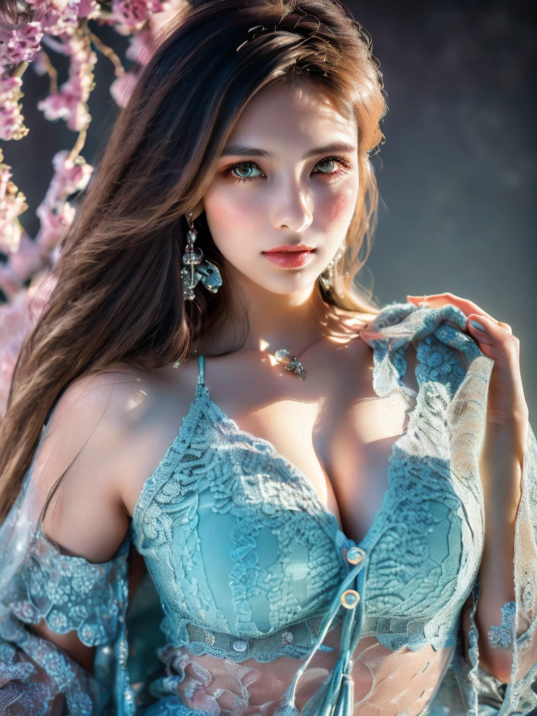 1girl, beautiful russian woman, light brown hair, clear skin, narrow waist, wearing loose light knitwear, masterpiece SLR photo, attention to detail, perfect proportions, soft-looking bust with cleavage, (best quality, 4k, 8k, highres, masterpiece:1.2), ultra-detailed, (realistic, photorealistic, photo-realistic:1.37), portraits, night scene, cinematic lighting, (intricate details:1.2), (vivid colors:1.2), (natural skin texture:1.1), (elegant pose:1.1), (serene expression:1.1), (soft focus background:1.1), (rough long hairstyle:1.2)