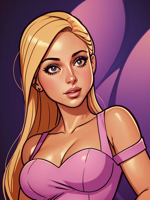 8k, digital painting, Comic Babes, arafed image of a woman in a dress posing for a photo, drawn with photoshop, Portrait Sarah Michelle Gellar, enlarged, aniston, in the style of Digital Painting, Shakira, in style of Digital illustration, digital art . @mariomaniacdude, by Melissa Benson, digitally painted, digital art picture, edited, Digital illustration, portrait digital art