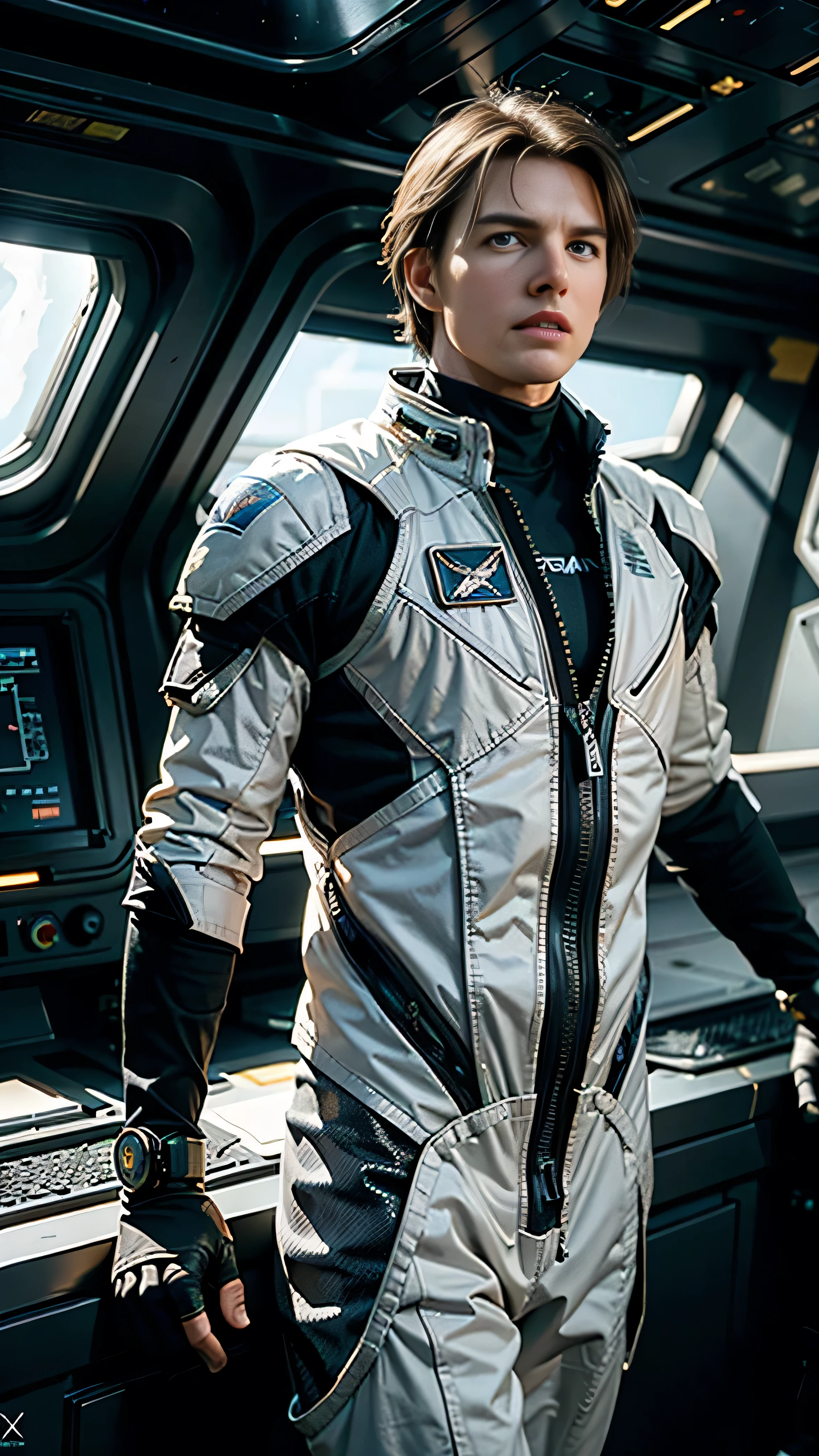 Design a loco pilot uniform of a bullet Train not with helmet male Uniform