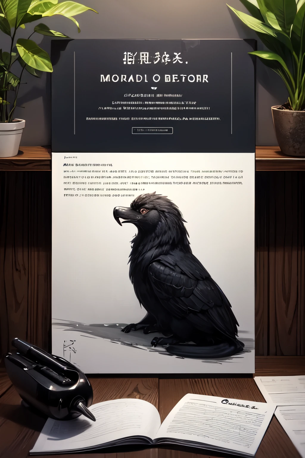 Crea una plantilla para escribir dentro, en la que tenga margen elegante y tenga fondo negro o gris obscuro