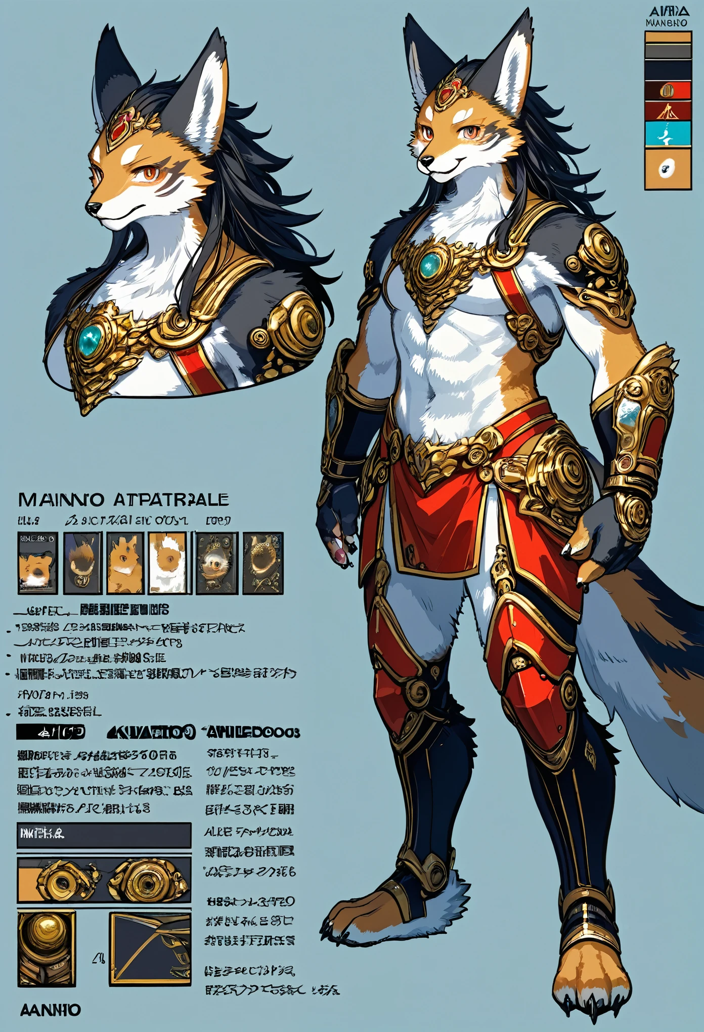 ((masterpiece)), (ultra detailed), (best quality), detailed background, (style of Science Fiction), (concept art, character sheet), game package, absurdres(highly detailed beautiful face and eyes)perfect anatomy(angelic handsome boy, kemono, )(furry anthro),