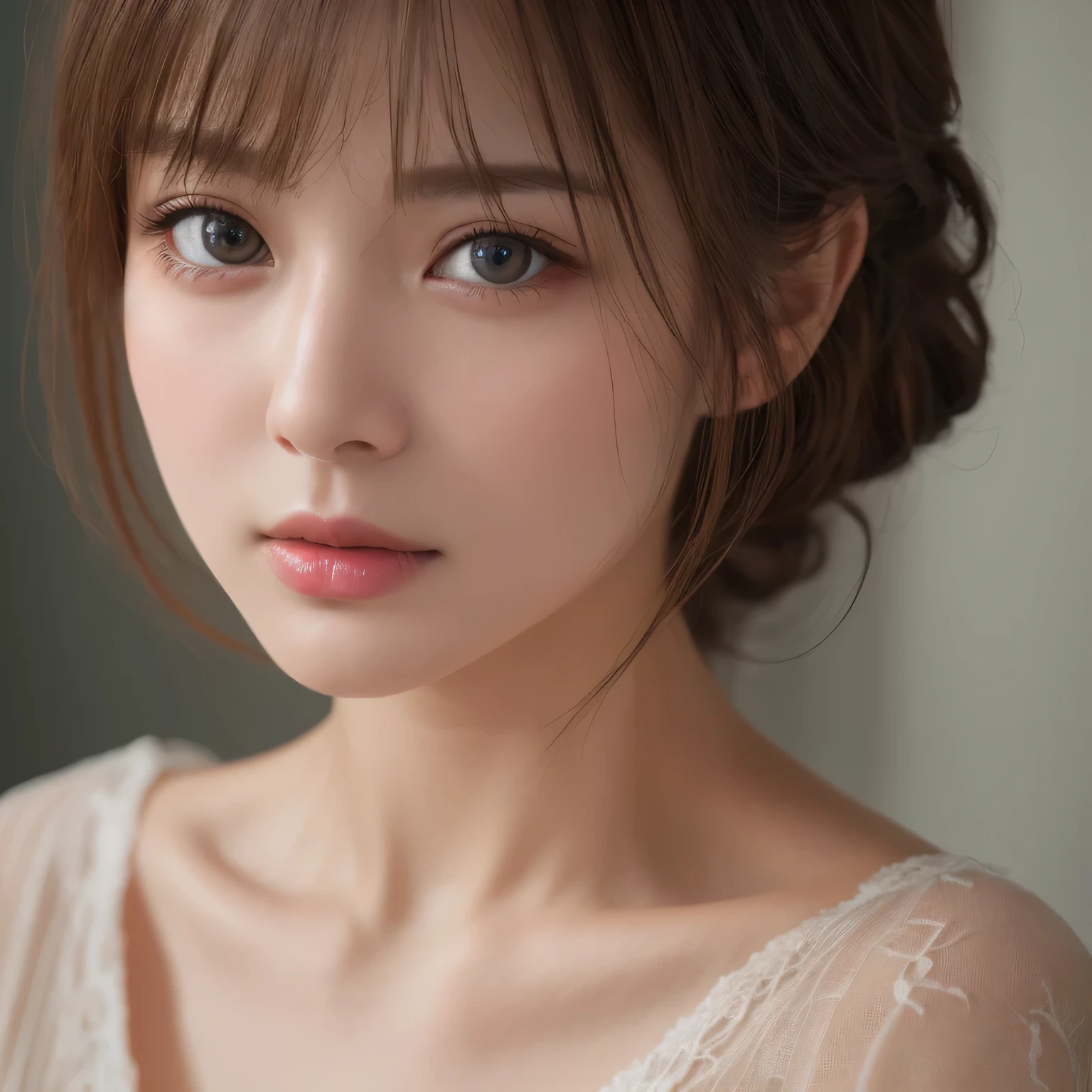 (highest quality、Tabletop、8k、Best image quality、Award-winning works)、One beautiful woman、(alone:1.1)、Extremely close-up of both eyes、Let&#39;s draw just the eyes.,Japanese、Shoot from the front、Make the image symmetrical、Symmetrical eyes、(White Mask:1.1)、Look at me with the best smile、Accurate anatomy、(Beautiful skin that shines Very brightly:1.4)、(Very bright:1.4)、Ultra HD glossy skin、Ultra-high definition sparkling eyes、Super high quality hair、Beautiful teeth alignment、smile