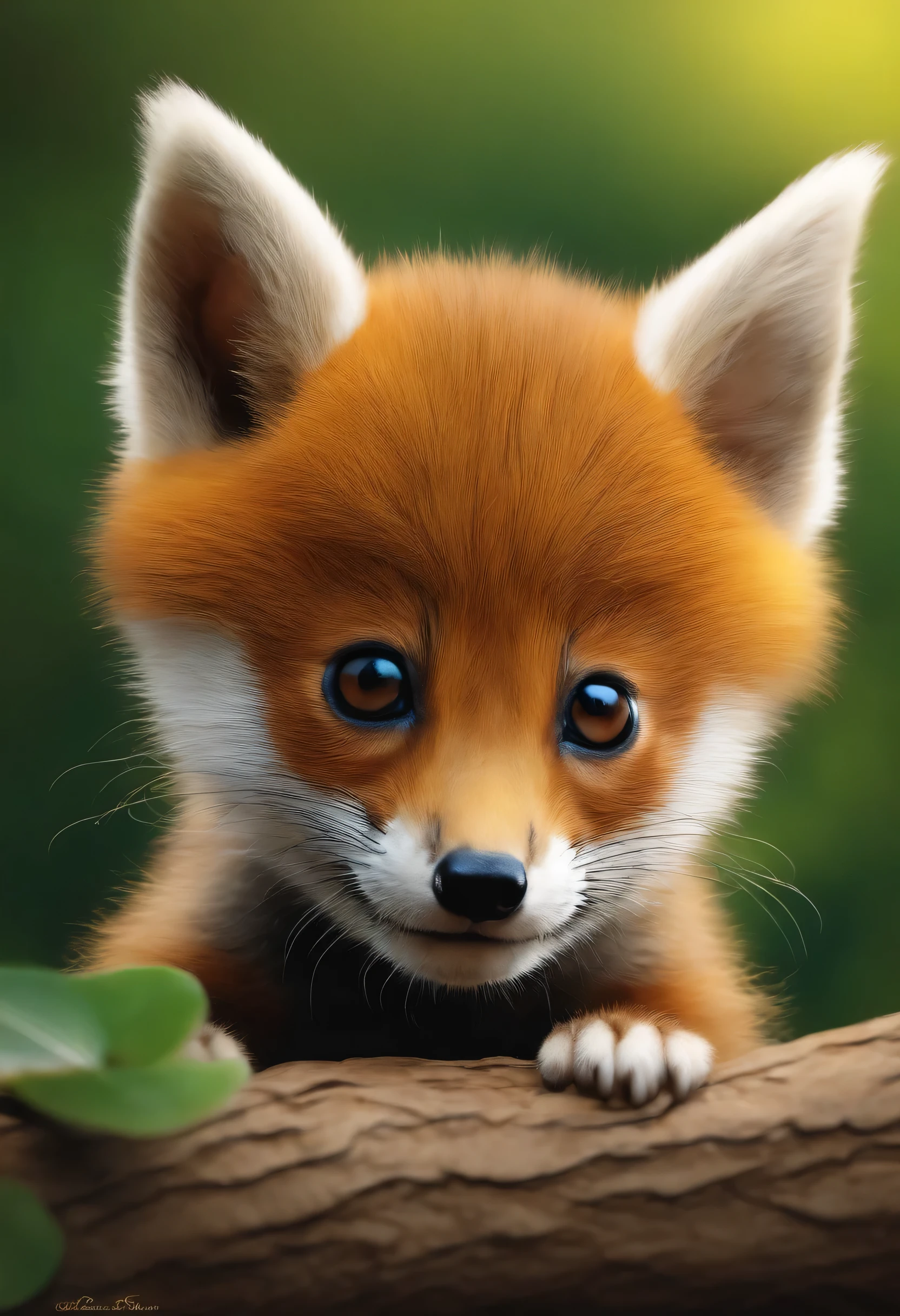 A cute animal with characteristics of people