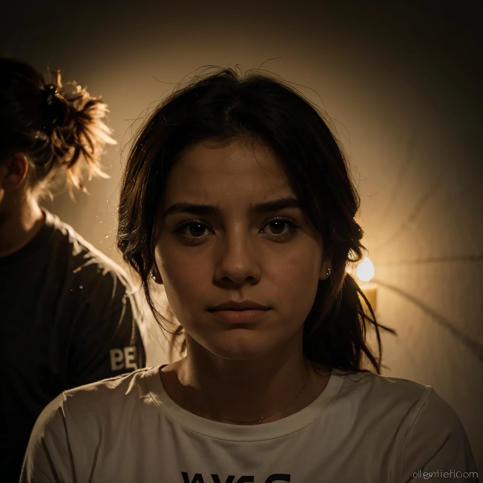 Cartel dibujado sobre la emocion del miedo