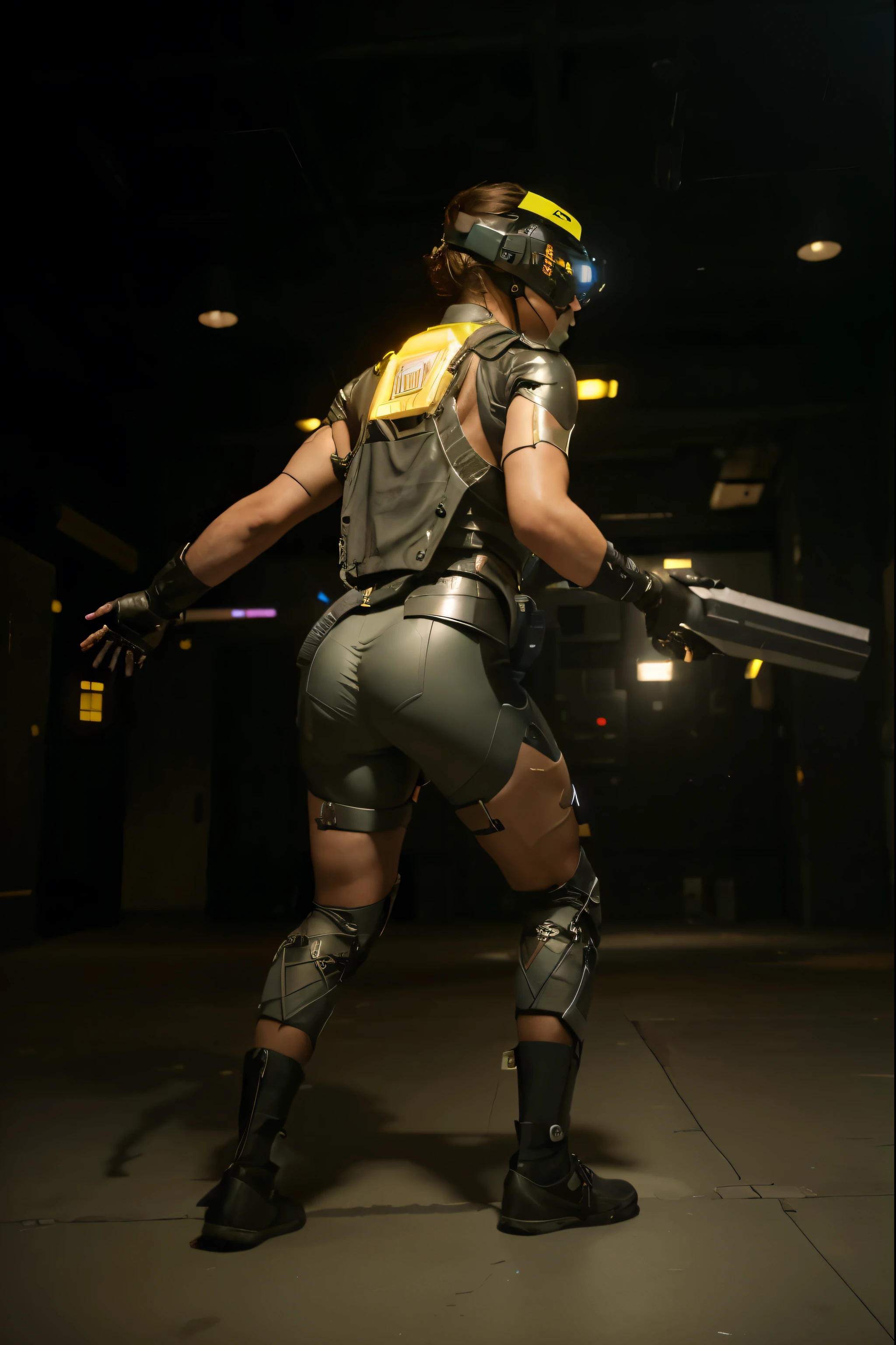 (Best quality, 8k, 32k, Masterpiece, UHD:1.2) "Imagine stepping into the highly advanced and versatile Danger Room from the X-Men universe. Envision a vast, high-tech training facility designed to test and hone the abilities of mutants under the most extreme conditions. The room itself is an enormous, metallic chamber with sleek, reinforced walls and a ceiling equipped with numerous concealed projectors and emitters.
The floor is a grid of interconnected panels that can transform the terrain in an instant, creating anything from rugged mountainsides to urban environments. Advanced holographic technology and hard light constructs allow for the simulation of various scenarios, ranging from alien landscapes to hostile battlefields, providing a realistic and immersive training experience.
In the center of the room, a control console is visible, where operators can input and modify training programs. The console is equipped with multiple screens displaying real-time data, vitals, and environmental conditions of the simulations. Robotic drones and automated turrets are positioned around the perimeter, ready to challenge the X-Men with unpredictable and dynamic threats.
The atmosphere is one of intense focus and readiness. The room is bathed in a sterile, bluish light, giving it a futuristic and slightly ominous feel. The hum of the machinery and the occasional crackle of energy add to the sense of high-stakes training.
Capture the essence of the Danger Room by highlighting its futuristic technology, its capacity for limitless scenario simulations, and its role as a critical training ground for the X-Men. The setting should evoke a sense of cutting-edge innovation and the constant readiness required to face any threat."