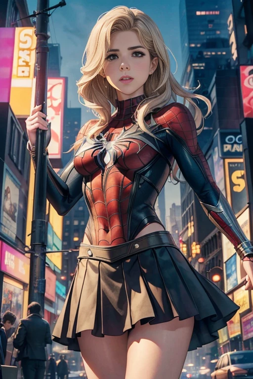 Emily Bett Rickards、マーベルコミックの映画Poster、so beautiful、Movies about Spider-Man、sexy、whole body、Wearing a skirt、Premiere Date、Poster、belly buttonを突き出す、new york、She's wearing a ripped Spiderman suit、The suit is torn、Wearing a skirt、Red and black color scheme、dynamic、masterpiece、highest quality、Super detailed、Very detailed、Delicate and beautiful shine、Ultra-high resolution、Cinematic、break、breakドロップ、(Torn clothes:1.5)、(Wet clothes:1.4)、Bare shoulders、Real Rain、Wet Hair、belly button、Exposed Skin、sexyな肩を披露