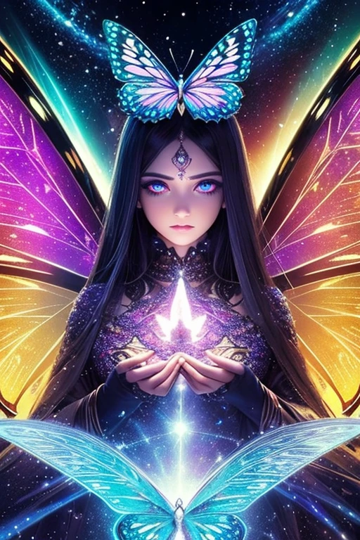 ASCIIangel worh butterfly wings
Vast galaxy eyes
Close up
Detailed
Intricate
Elegant
Highly determined
Wonderful
Dramatic light
Sharp focus
Magnificent
Fine composition
Clear background
Cinematic
Extremely complex
Stunning
Creative
Colorful
Beautiful
Colour
Epic
Surreal
Open inviting
Positive
Unique