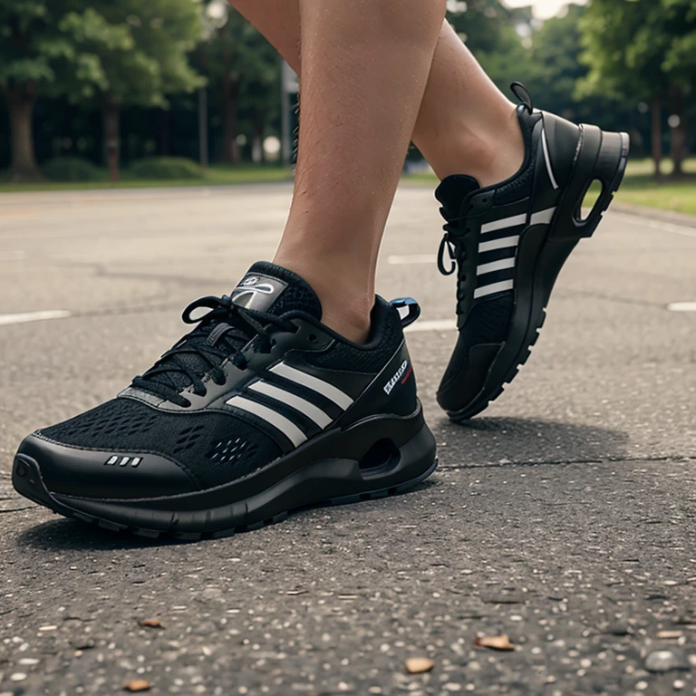 A technological running shoe 