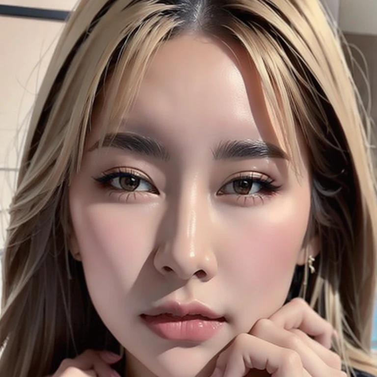 (masterpiece Best quality: 1.2) Realistic, realistic, perfect face, 1girl, solo, 20 years old, looking for viewers.