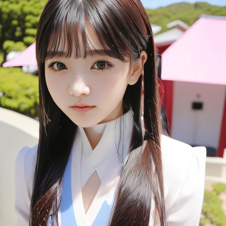 (masterpiece, best quality:1.2), 1girl, solo,(((超ロングヘア、重たいぱっつん前髪、黒髪、8k)))((美しい, 繊細, 光沢のある滑らかな髪)),((高さ 150cm、かわいい顔 、Cカップの胸、やせ型体型、フルヌード)))