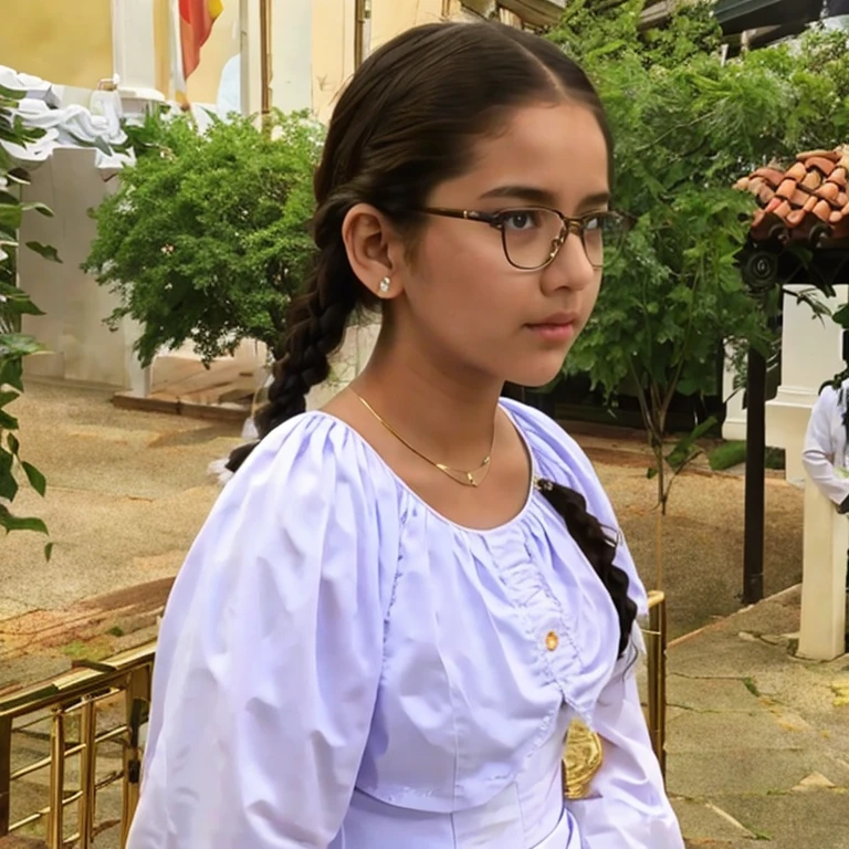 (masterpiece, best quality:1.2), 1girl, solo, wearing traditional white clothes ,  teen school girl, with plait , professional photographer, (hdr:1.4), masterpiece, ultra-realistic 8k, perfect artwork, intrincate details, cute face, award winning photograph, (Best quality, 8k, 32k, Masterpiece, UHD:1.3) ,