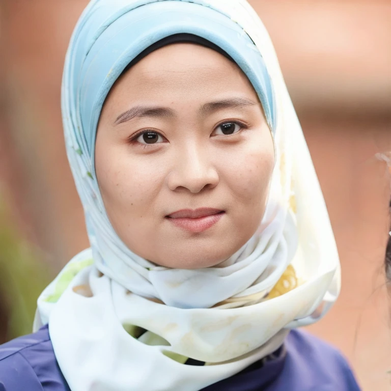(masterpiece, best quality:1.2), 1girl, solo, hijab. 