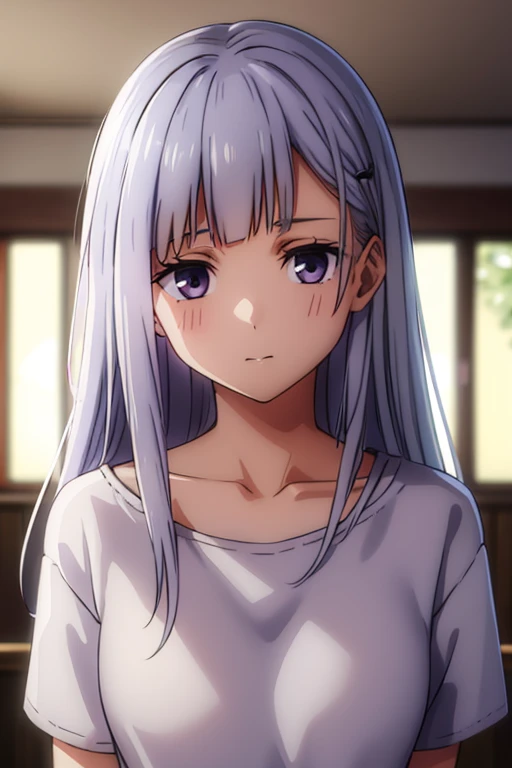 best quality,4k,8k,highres,masterpiece:1.2),
chocolate hair, lilac eyes, alone, wears
