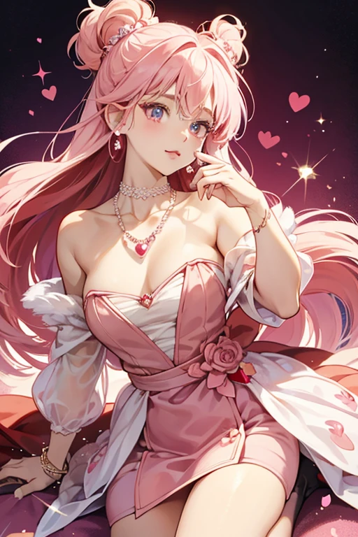 Ryl is a miniature pig with a light pink body and dark pink hooves and nose. Her Jewel Eyes are made out of red beryls. For her attire, she wears a white pearl necklace with a red heart-shaped beryl jewel attached around her neck. SPARKLE; GLITTER