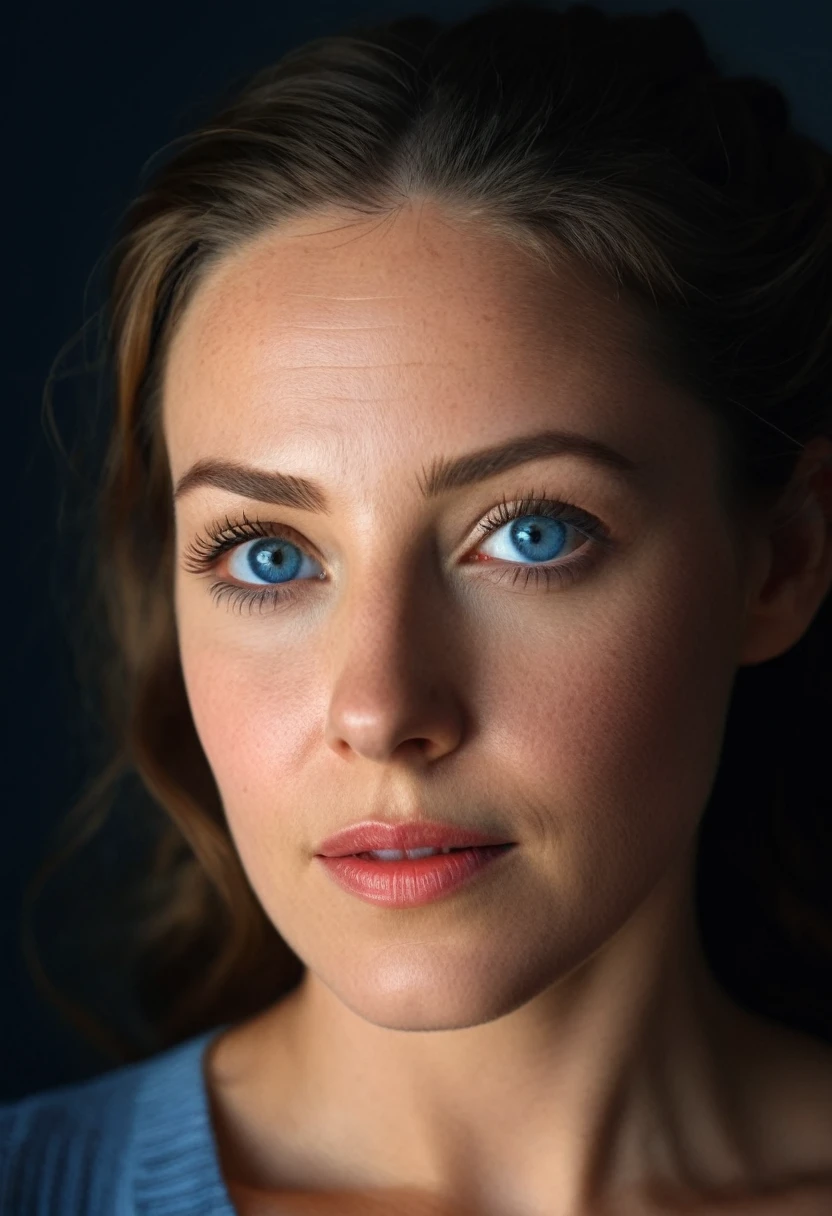Annette Haven, woman, ((Portraiture)), School classroom, ((Detailed skin texture)), ((Sharp Face, Detailed face, Realistic Face, Natural Skin, Realistic Skin, Detailed skin, pores, Fine grain,Realistic eyes, Bright Blue Eyes)),, (masterpiece, highest quality, Super detailed, Best Shadow), High Contrast, (Best lighting), ((Cinematic Light)), colorful, Hyper Detail, Dramatic Light, Intricate details, (1 girl, alone) , Highly detailed artistic photography, dream-like, Backlight, Shadow, Ultra-high resolution, 8k, Super sharp focus, Super high quality model, Soft lighting, Film Photography, Analogue photography, Hyperrealism,