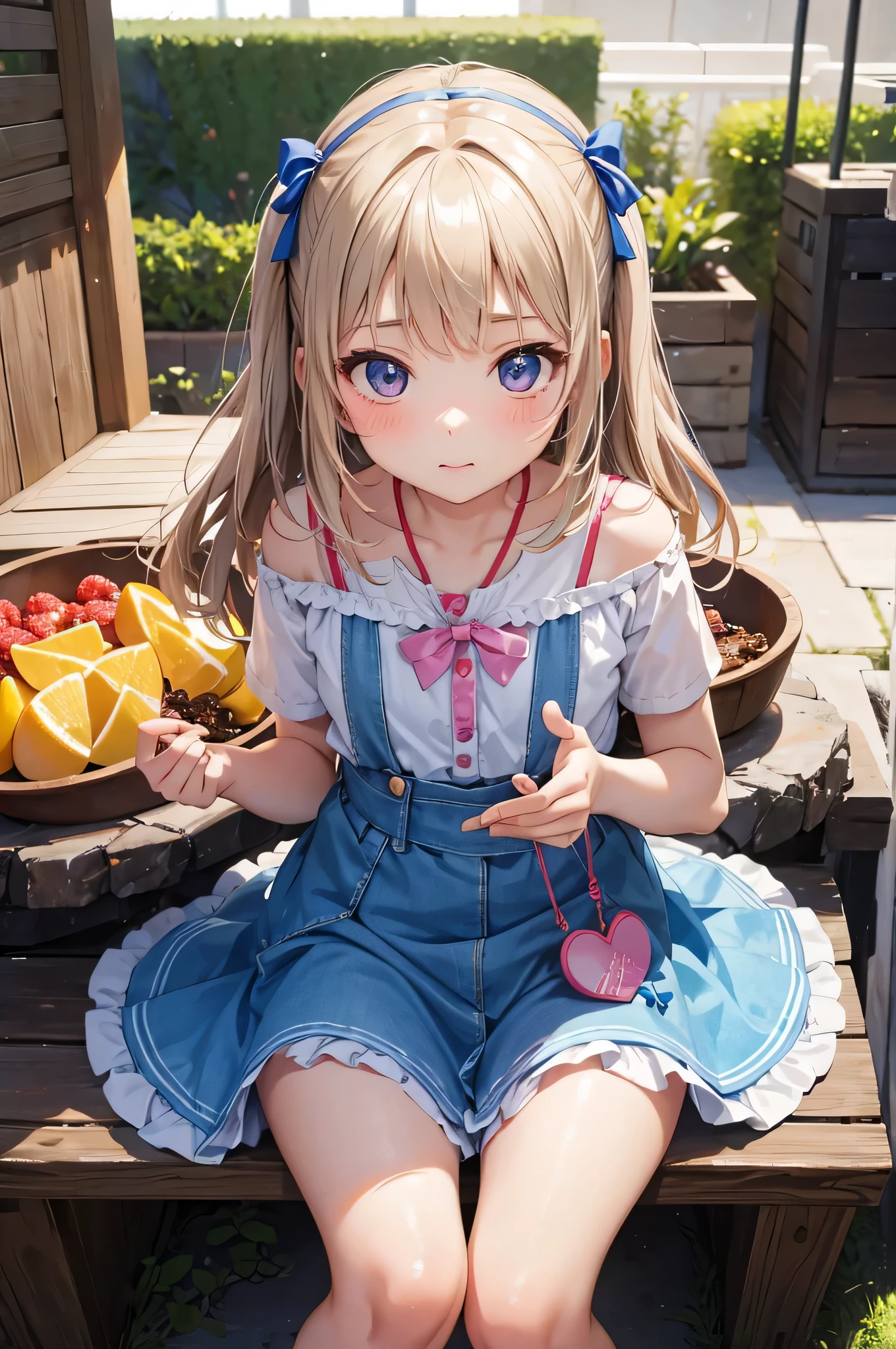 A very cute, fair-skinned -yeld gi