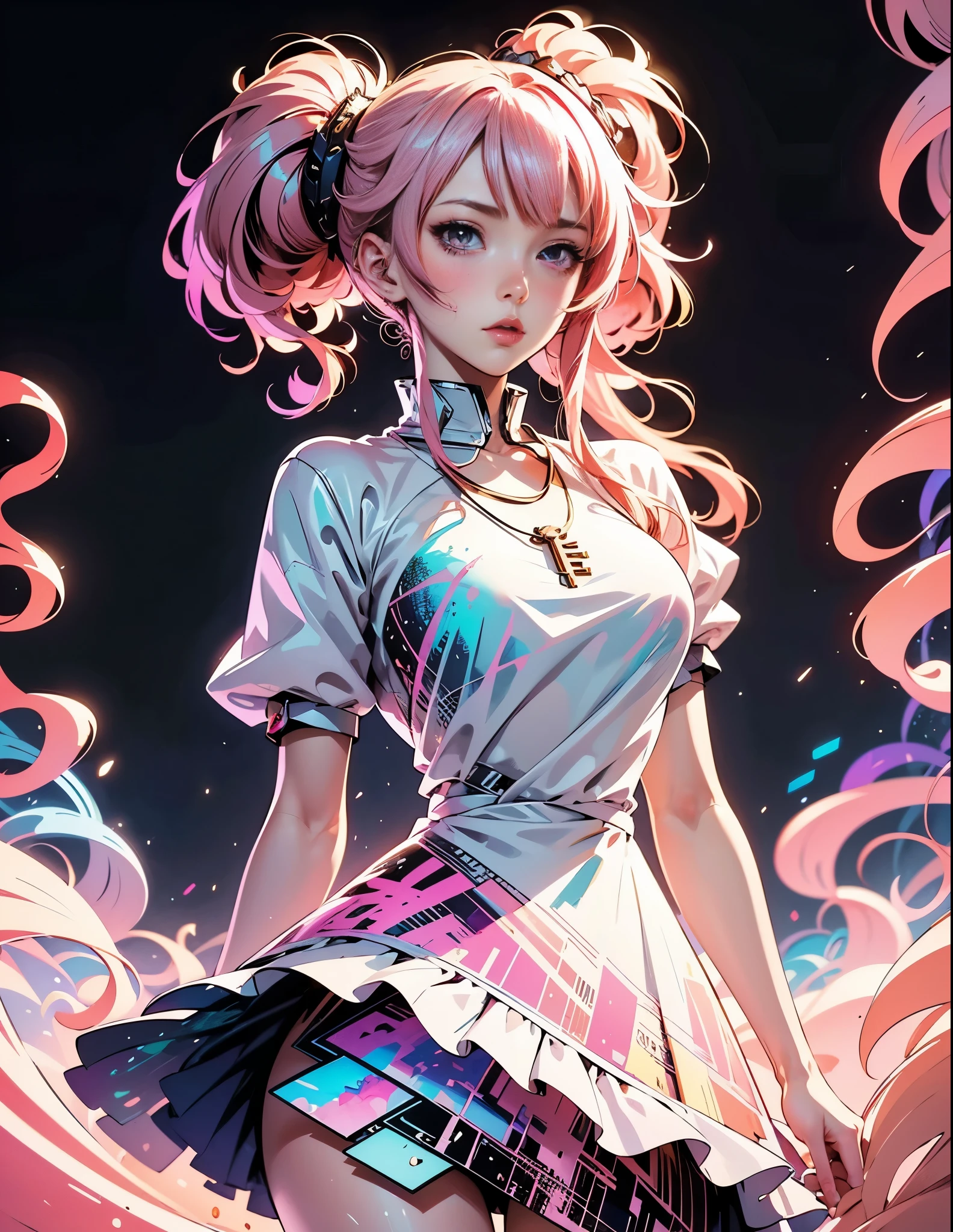pace girl| standing alone on hill| centered| detailed gorgeous face| anime style| key visual| intricate detail| highly detailed| breathtaking| vibrant| panoramic| cinematic| Carne Griffiths| Conrad Roset| ghibli