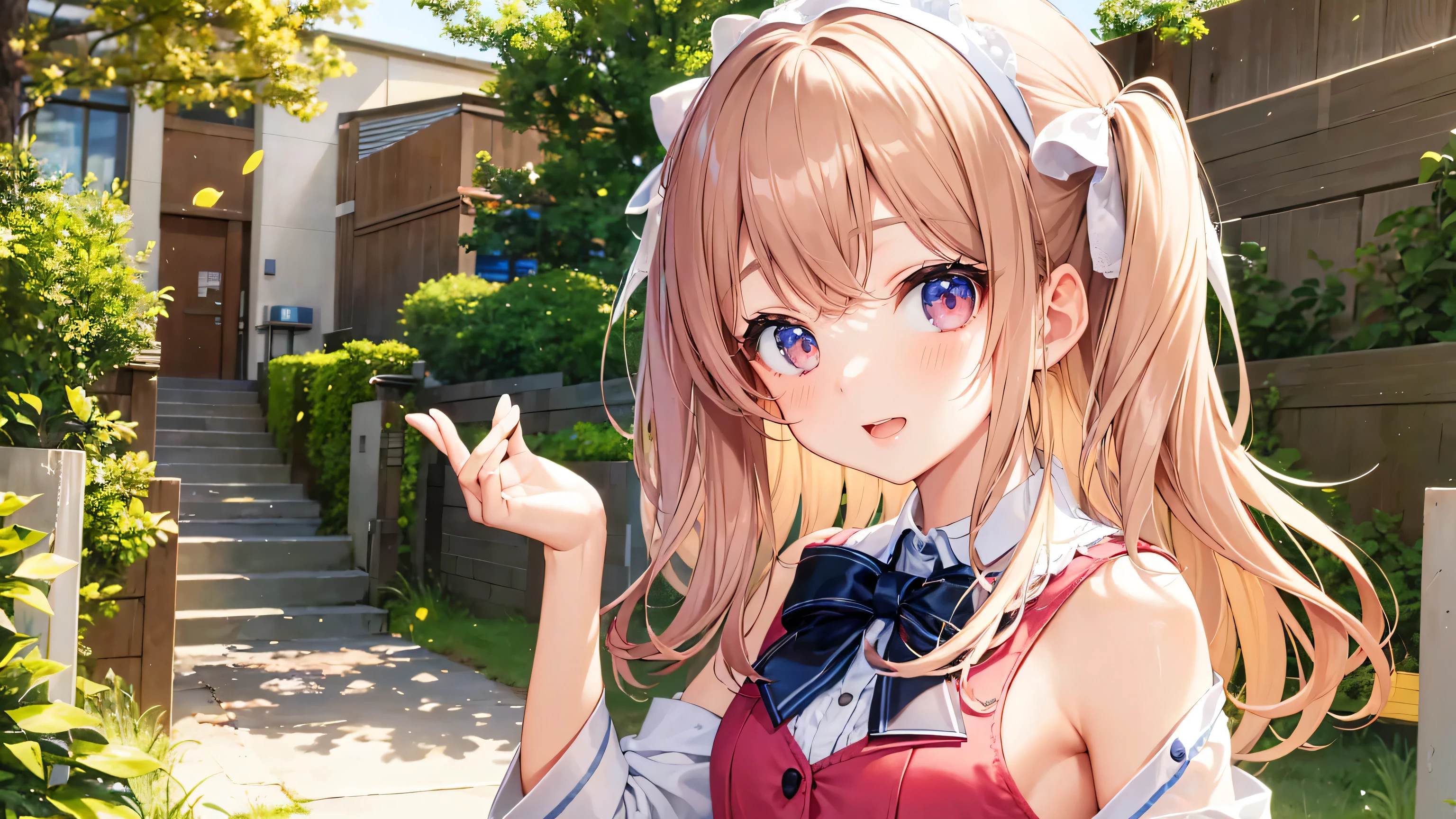 Very cute girl、10 years old、