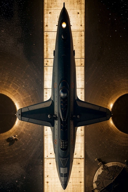 nave espacial, sociedade medieval, pessoas observam