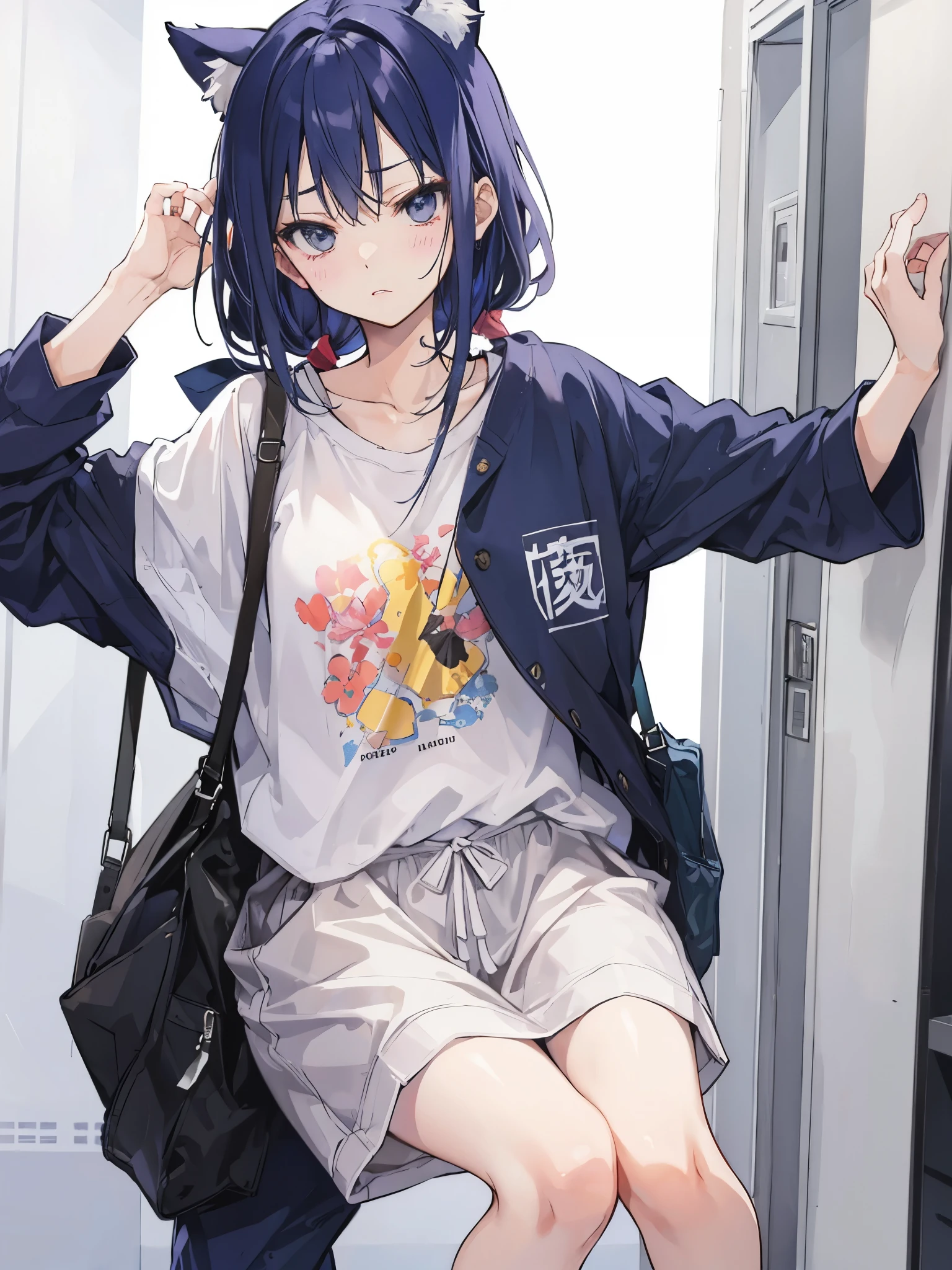 Naughty expression、Baggy clothes、Fine skin、beautiful