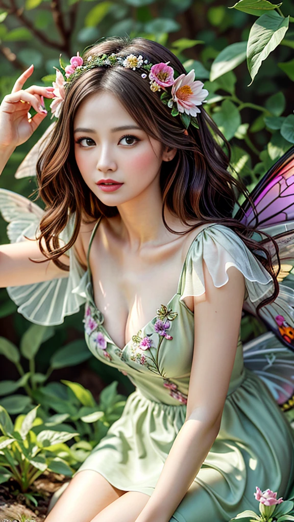 ((masterpiece, best quality,edgQuality)), edgFae, Flower Fairy, a fairy with a flower in the hand, Drawed in the style edg Fae,using edg, Ultra Definition, best quality, ultra 32k, ultra hd