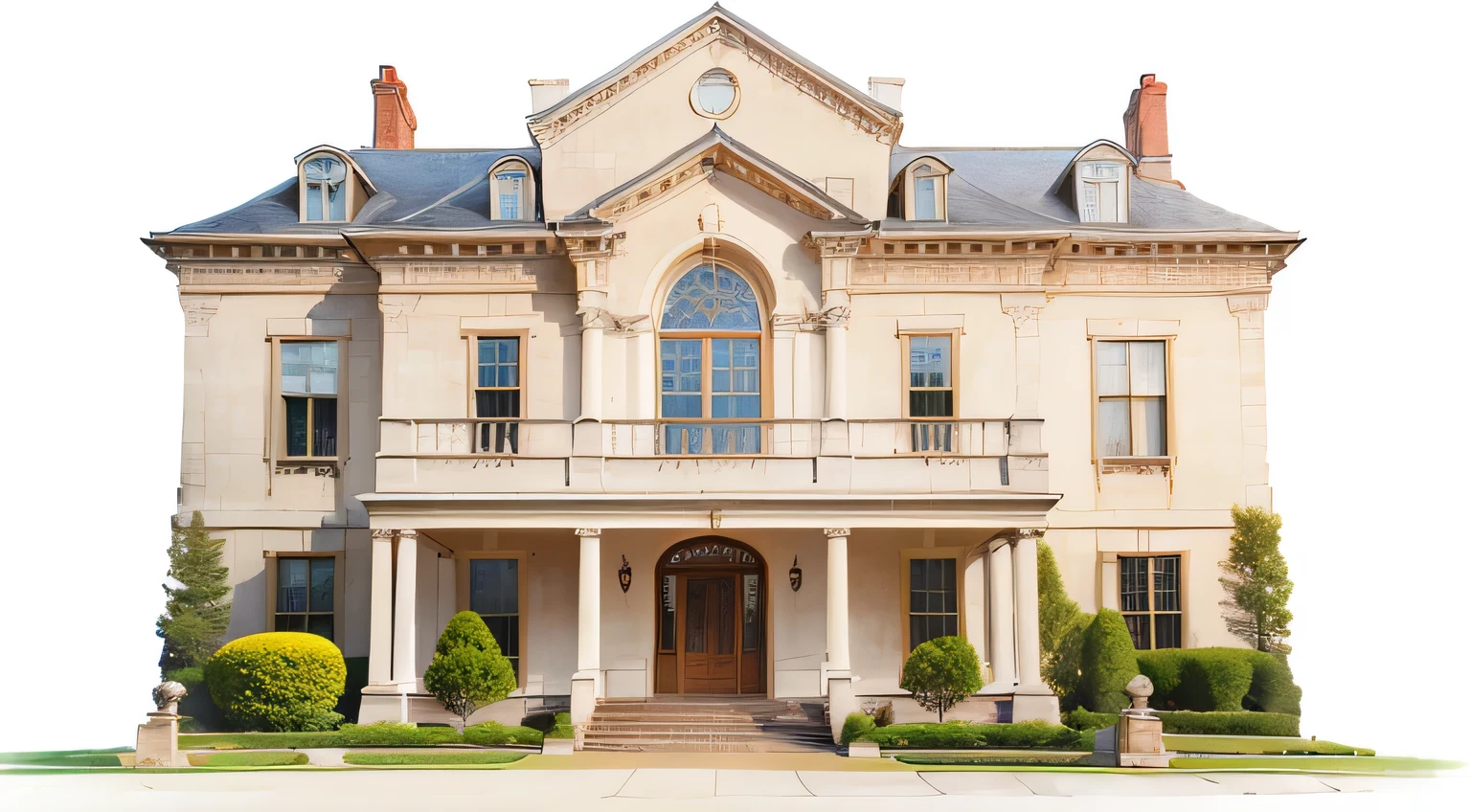 Big house with beautiful around