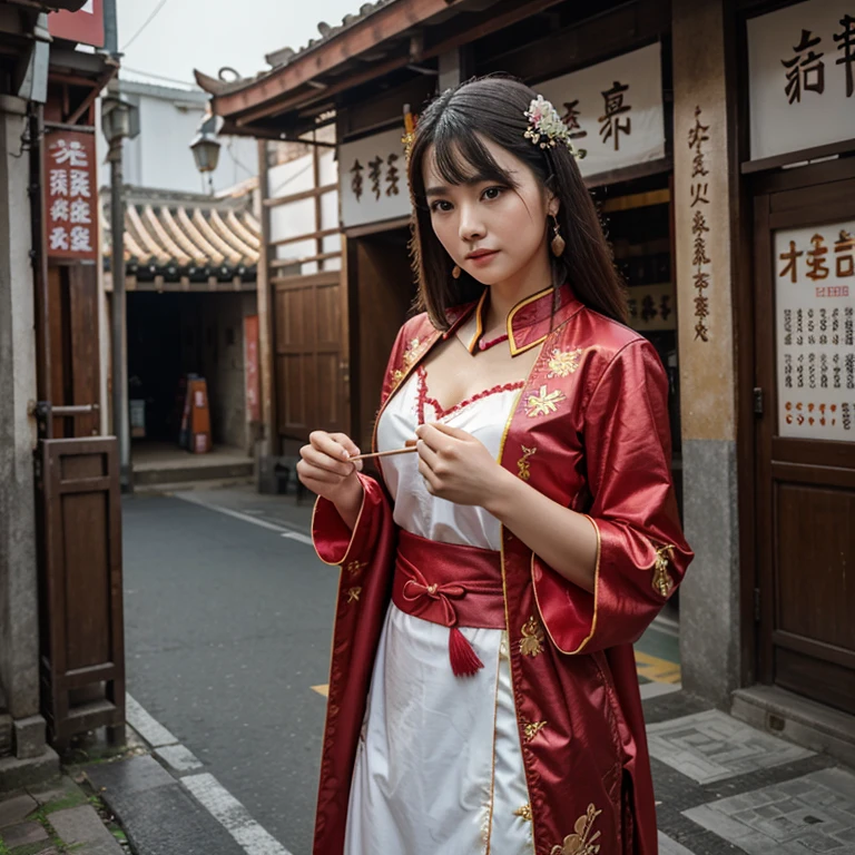 Beautiful woman, Taiwan 🇹🇼, 26 years, han ethnicity, cultural costumes,