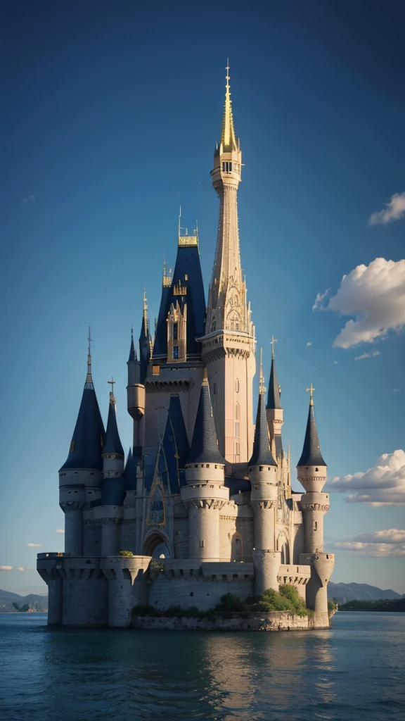 8k resolution,float,castle,