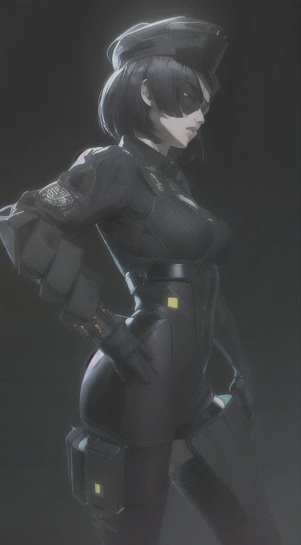 ((La mejor calidad)), ((obra maestra)), (muy detallado:1.3), ..............3D, Beautiful (cyberpunk:1.3) Mujer hacker, peinado corto,pelo corto, Volver al visor, cabello grueso, Terminal de ordenador operativo, Pantalla montada en la cabeza, computer server, Pantalla LCD, fiber optic cable, Logotipo de la empresa, HDR (High Dymanic Range), Trazado de rayos, NVIDIA RTX, Super resolution, Irreal 5, Subsoil Scatter, Textura PBR, Post-procesamiento, Anisotropic filtering, profundidad de campo, maximum sharpness and sharpness, Texturas multicapa, Albedo y Highlight Maps, Sombreado de superficies, Accurate simulation of light-material interactions, proporciones perfectas, Renderizado de octanaje, duotone lighting, ISO bajo, balance de blancos, Regla de los tercios, amplia apertura, 8K RAW, efficient sub-pixels, sub-pixel convolution, glow particles, dynamic  pose