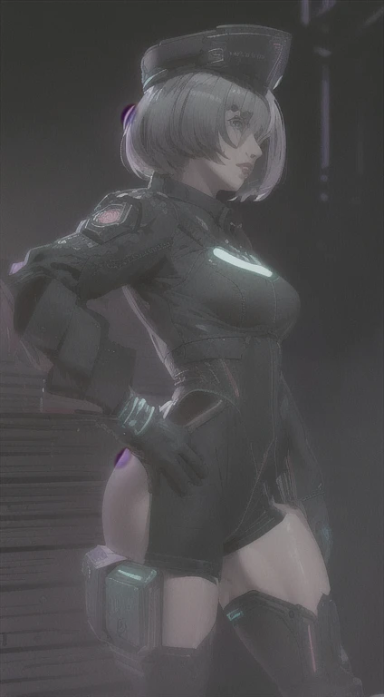 ((La mejor calidad)), ((obra maestra)), (muy detallado:1.3), ..............3D, Beautiful (cyberpunk:1.3) Mujer hacker, peinado corto,pelo corto, Volver al visor, cabello grueso, Terminal de ordenador operativo, Pantalla montada en la cabeza, computer server, Pantalla LCD, fiber optic cable, Logotipo de la empresa, HDR (High Dymanic Range), Trazado de rayos, NVIDIA RTX, Super resolution, Irreal 5, Subsoil Scatter, Textura PBR, Post-procesamiento, Anisotropic filtering, profundidad de campo, maximum sharpness and sharpness, Texturas multicapa, Albedo y Highlight Maps, Sombreado de superficies, Accurate simulation of light-material interactions, proporciones perfectas, Renderizado de octanaje, duotone lighting, ISO bajo, balance de blancos, Regla de los tercios, amplia apertura, 8K RAW, efficient sub-pixels, sub-pixel convolution, glow particles, dynamic pose