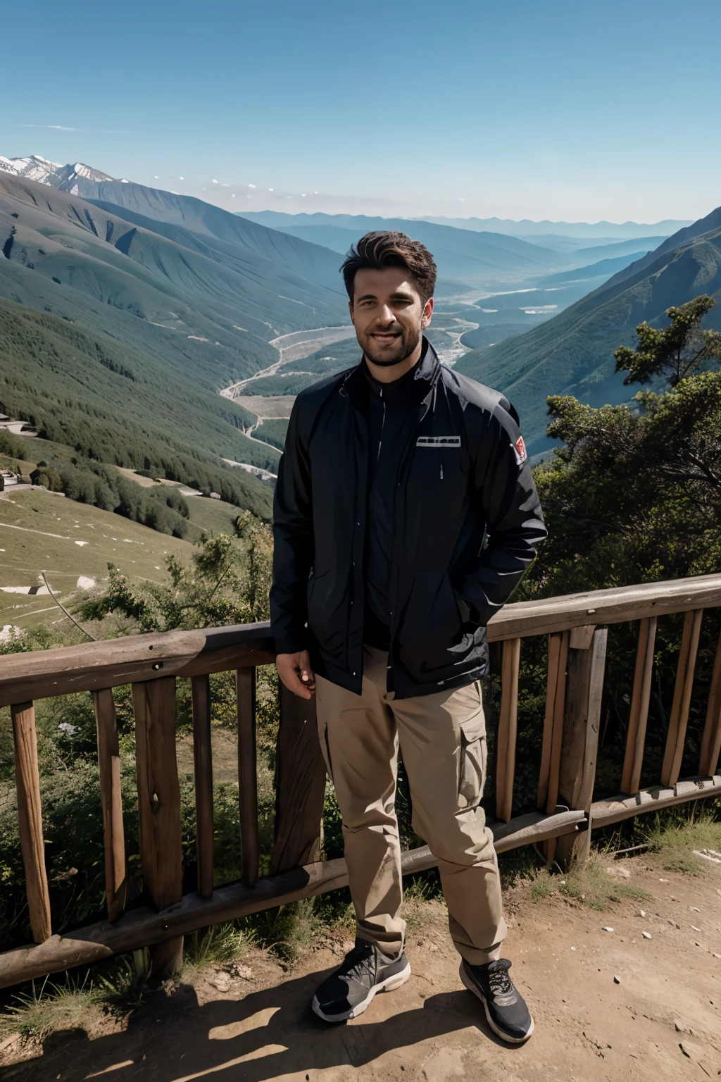 Man on moutain