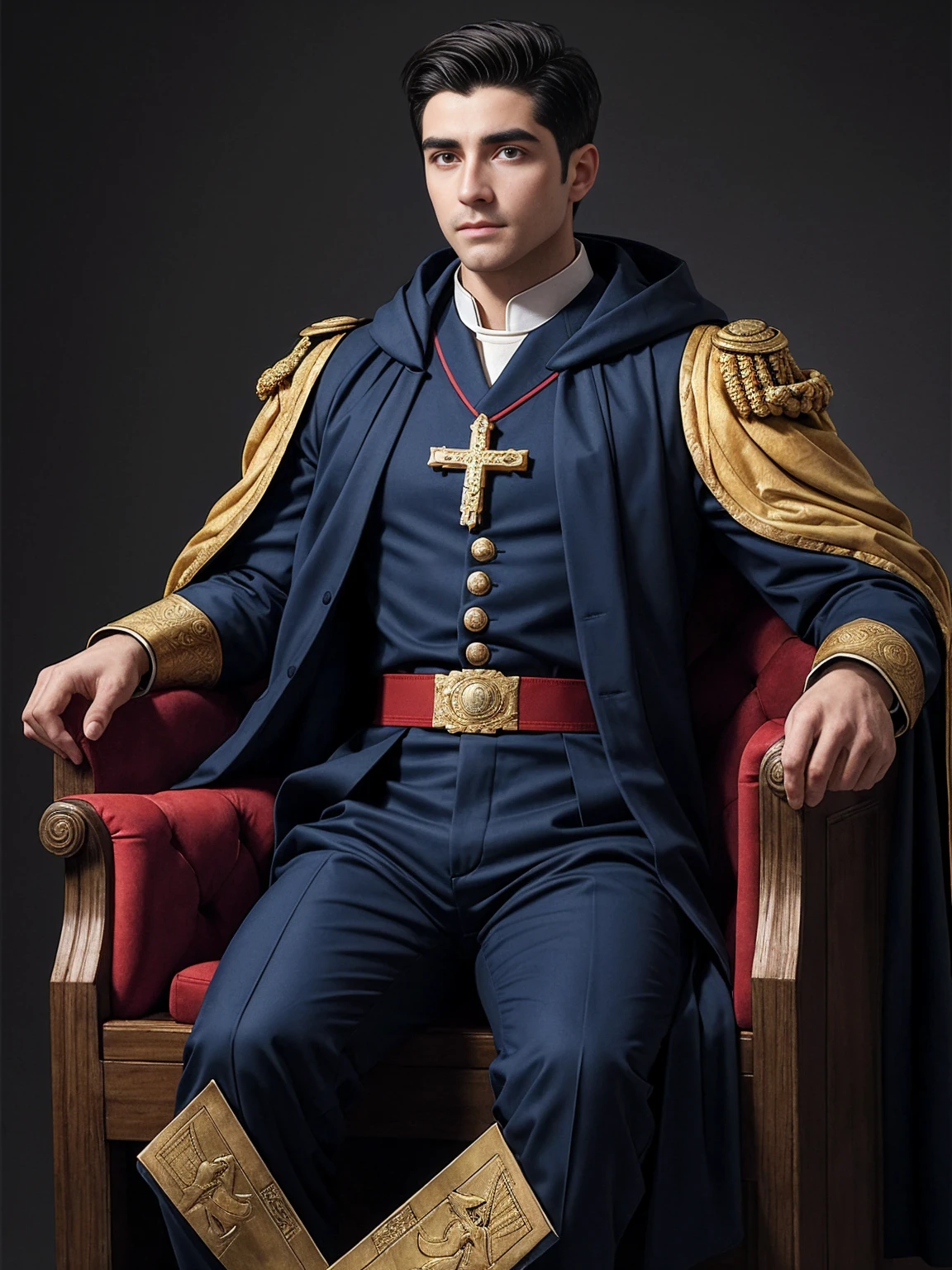 Future Roman Emperor Constantine I、Considered a leader with political astuteness and strategic insight。彼はEconomy and tradeの発展に重点を置き、Will pursue the prosperity of the galactic nation.。Also、彼はReligious Freedomを尊重し、People of different faiths々and will promote inter-ethnic coexistence.。 Constantine I was also a powerful military leader.、未来の彼は国家のSecurity guaranteesに重要な役割を果たすでしょう。He pursued a strategy that combined technological advances with military developments.、We will build modern defense systems to deal with future threats.。 Also、Constantine I recognized the importance of education.、It will focus on disseminating knowledge and promoting culture.。Through his reform of the education system and his encouragement of art and literature,、It will support the education and cultural growth of the people.。 All in all、The future Emperor Constantine I was a strong and ambitious leader.、Economy and trade、Religious Freedom、Security guarantees、We will pursue the development and prosperity of our galactic nation in many areas, including education.。masterpiece。top-quality。Super beautiful。The ultra -The high-definition。detaileds。exquisite。Character Settings。Concept Art。Digital Art。Full body portrait