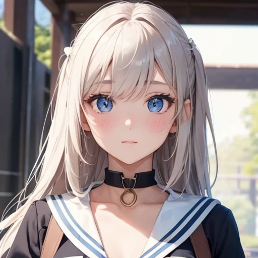 ultra-detailed,beautiful eyes,best quality,master piece,high resolution,Live2D Virtual Youtuber Model,Front view,You must write the whole body,8k,high quality, High resolution, 4K, hd,(Well designed face), Great face, (Very detailed), Beautiful Eyes, All images must be full body,All photos must be of the same girl, All sizes required,,uniform,high school girl,Great face, (Very detailed), Beautiful Eyes, All images must be full body,Japanese high school students,Short-sleeved sailor ,