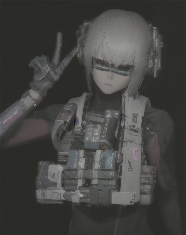 ((La mejor calidad)), ((obra maestra)), (muy detallado:1.3), ..............3D, Beautiful (cyberpunk:1.3) Mujer hacker, peinado corto,pelo corto, Volver al visor, cabello grueso, Terminal de ordenador operativo, Pantalla montada en la cabeza, computer server, Pantalla LCD, fiber optic cable, Logotipo de la empresa, HDR (High Dymanic Range), Trazado de rayos, NVIDIA RTX, Super resolution, Irreal 5, Subsoil Scatter, Textura PBR, Post-procesamiento, Anisotropic filtering, profundidad de campo, maximum sharpness and sharpness, Texturas multicapa, Albedo y Highlight Maps, Sombreado de superficies, Accurate simulation of light-material interactions, proporciones perfectas, Renderizado de octanaje, duotone lighting, ISO bajo, balance de blancos, Regla de los tercios, amplia apertura, 8K RAW, efficient sub-pixels, sub-pixel convolution, glow particles, dynamic  pose