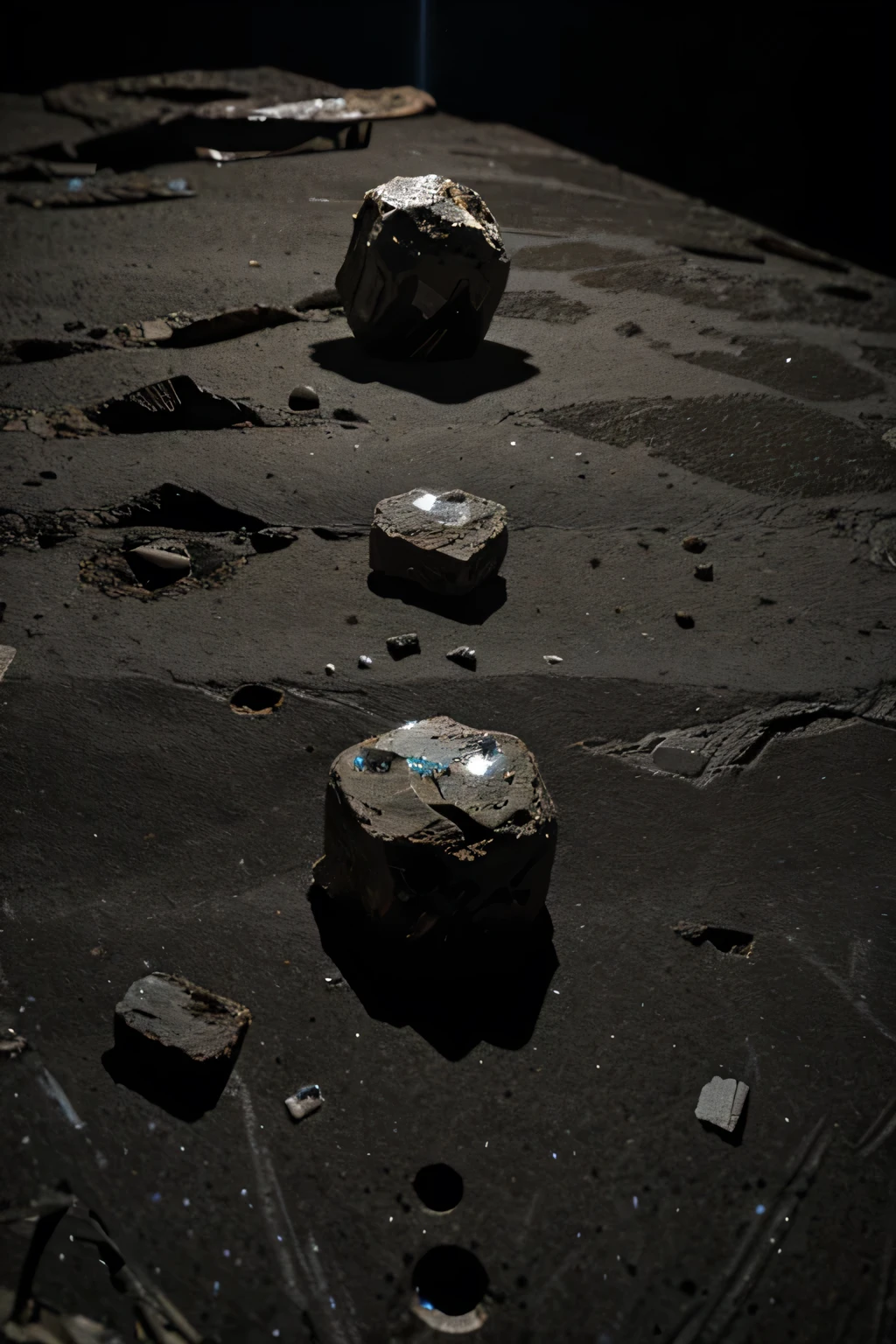 remains of alien bones taken from a meteorite