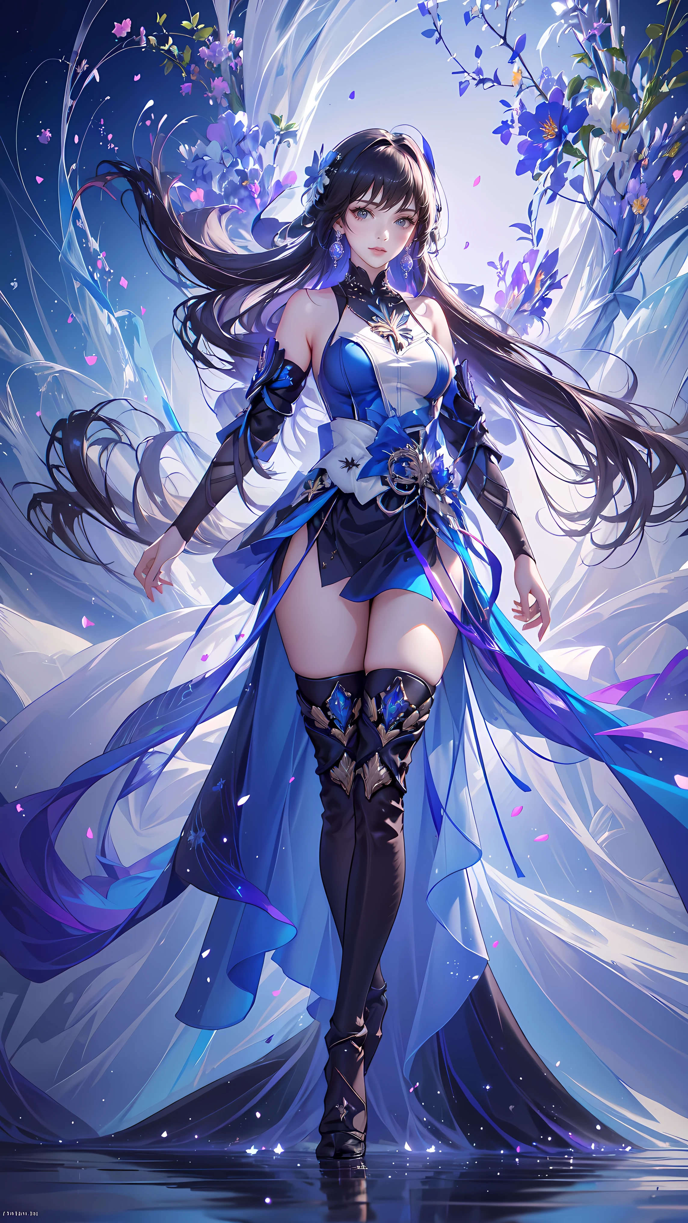 (((FULL BODY POSE))) (((SHOW PANTIES))) (((BIG GIANT BOOBS))) (((WHITE LONG HAIR))) ((GOOD FINGER, ANATOMY CORRECTED)) (((WHITE BLUE LUXURY ARISTOCRATIC NOBLE COSTUME WITH FLOWER BROCHS))) | A WOMEN WEAR ((SEXY OUTFIT)) FLOATING IN THE WATER ((BLUE SKY BACKGROUND)) ((FLOWER PETALS FAILING BACKGROUND IS A BLUE SKY)))) HORIZON PLANET FULL OF (((STARS))) | big eyes, ((big boobs)) sexy pose, big thigh, full body, large breasts, open legs, show panties, smile, portrait knights of zodiac, extremely detailed ((pixiv arts)), high detailed official artwork, [ tarot card ]!!!!!, detailed key anime art, knights of zodiac anime, beautiful celestial mage, firefly from honkai star rails, full body | (dynamic angle:1.1), outline, ((thick line art)), cover, stylish, official art, (details:1.2), (fantasy), garden, (bloom:1.1), glow:0.2, shadow, nature, flower, splash water, crystal, snowflakes, particles, bokeh, anamorphic light (depth of field), sharp focus, (volumetric lighting), (bokeh:0.6), film grain:0.4, (soft lighting:1.1) (VIGNETTE:1) | high-quality, ultra-detailed illustrations, ultra-high resolution, (high resolution, overwhelmingly pixel-perfect, luxurious illustration), (Ultra Quality, Masterpiece, Ethereal:1.4) photorealistic:.1.4, UHD (8k, RAW photo, best quality, masterpiece:1.2)