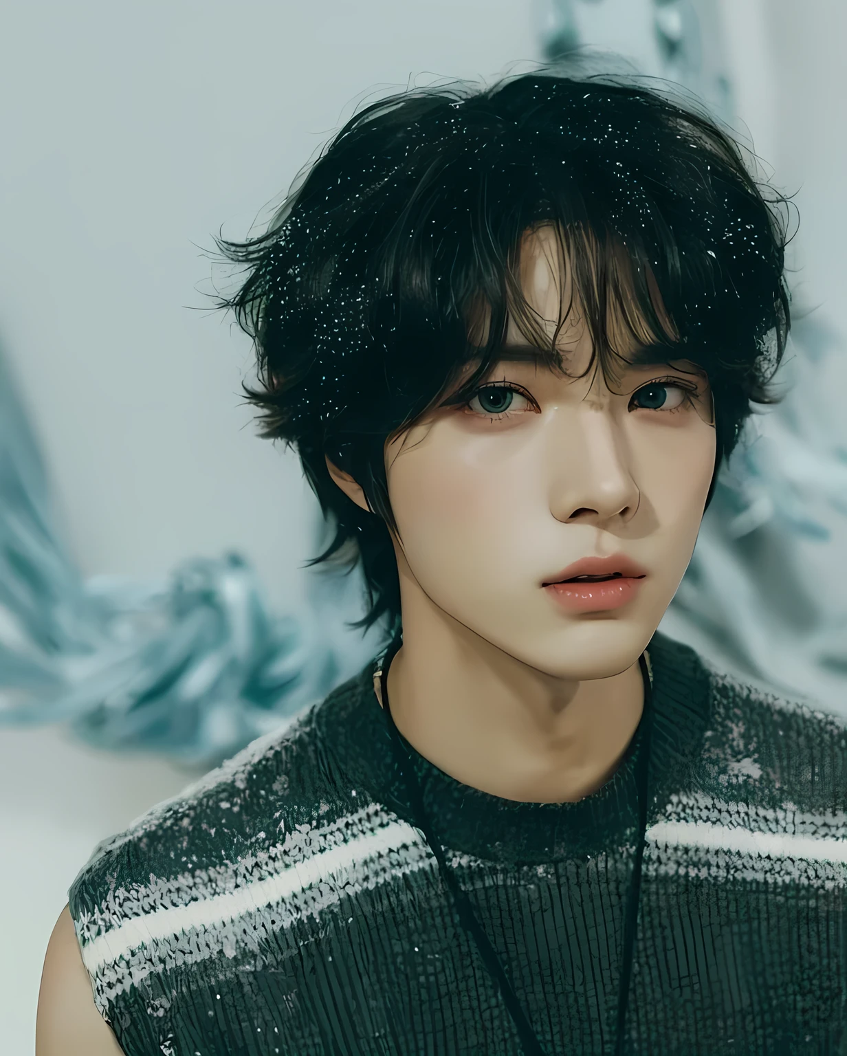 Ulzzang boy, ulzzang, Korean ulzzang boy, boy, cute face, cute eyes, cute, white curly hair, choi beomgyu, beomgyu from txt, choi beomgyu, beomgyu