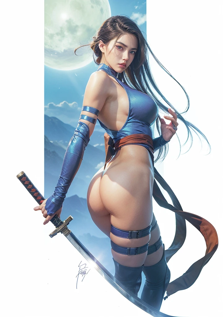 A close up of a woman with a sword in her hand, style artgerm, extremely detailed artgerm, style ivan talavera and artgerm, artgerm lau, portrait ninja gaiden girl, artgerm style, kunoichi, style of artgerm, artgerm greg rutkowski _ greg, in style of artgerm.
Masterpiece, ultra detailed, realistic, photo realistic, high detail RAW color photo, professional photograph, extremely detailed, finely detail, lens flare, Dynamic lighting, 8K, RAW Photo, Best High Quality, Masterpiece: 1.2, Ultra HD: 1, High Detail RAW Color Photo, Pro Photo, Realistic, Photo Realistic: 1.5, Live Photo, Super detailed, Masterpiece, Real Skin, Realistic Skin, Realistic HD Eyes, Highly detailed Eyes, Perfect Eyes, Perfect face, Perfect fingers, extremely detailed face, extremely detailed eyes, extremely detailed skin, perfect anatomy.
