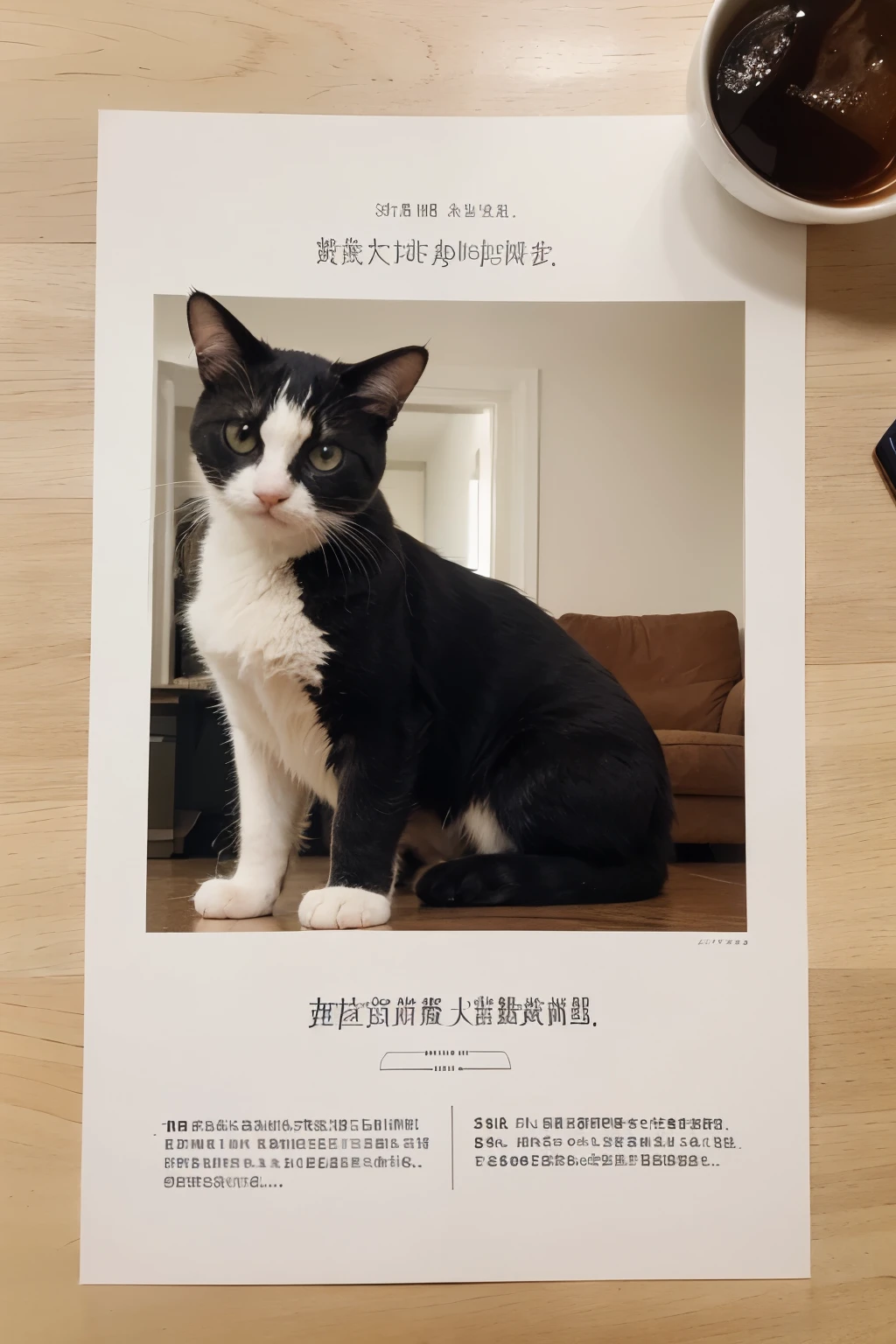 Create a cat poster to adopt instead of buy，Give me the poster picture you designed，The text of the picture is required to be a Chinese title：Give it a home，Adopt instead of buy subtitle：Let&#39;s provide a warm home for stray cats：[Pictures of cats waiting to be adopted]
Call to action：Contact us now for more adoption information Contact details：[Phone number or website link]