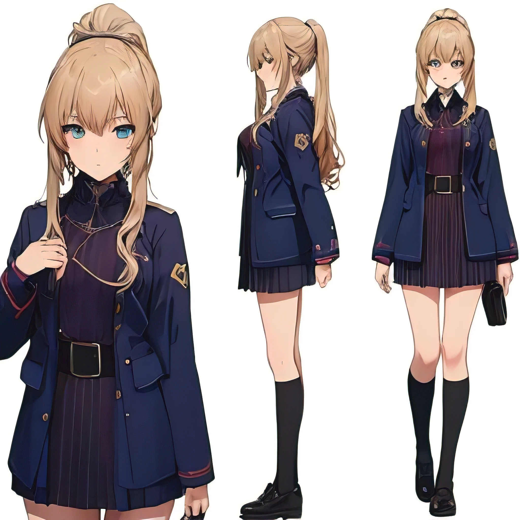 ultra-detailed,beautiful eyes,best quality,master piece,high resolution,Front view,8k,high quality, High resolution, 4K, hd,(Well designed face), Great face, (Very detailed), Beautiful Eyes, All images must be full body, Live2D Virtual Youtuber Model,Front view,, All photos must be of the same girl, All sizes required,,uniform,high school girl,8k,high quality, High resolution, 4K, hd,(Well designed face), Great face, (Very detailed), Beautiful Eyes, All images must be full body,Artoria Pendragon,Thick thighs, (Japanese scholar&#39;s uniform), You must write the whole body,Anime Style,, You must write the whole body,