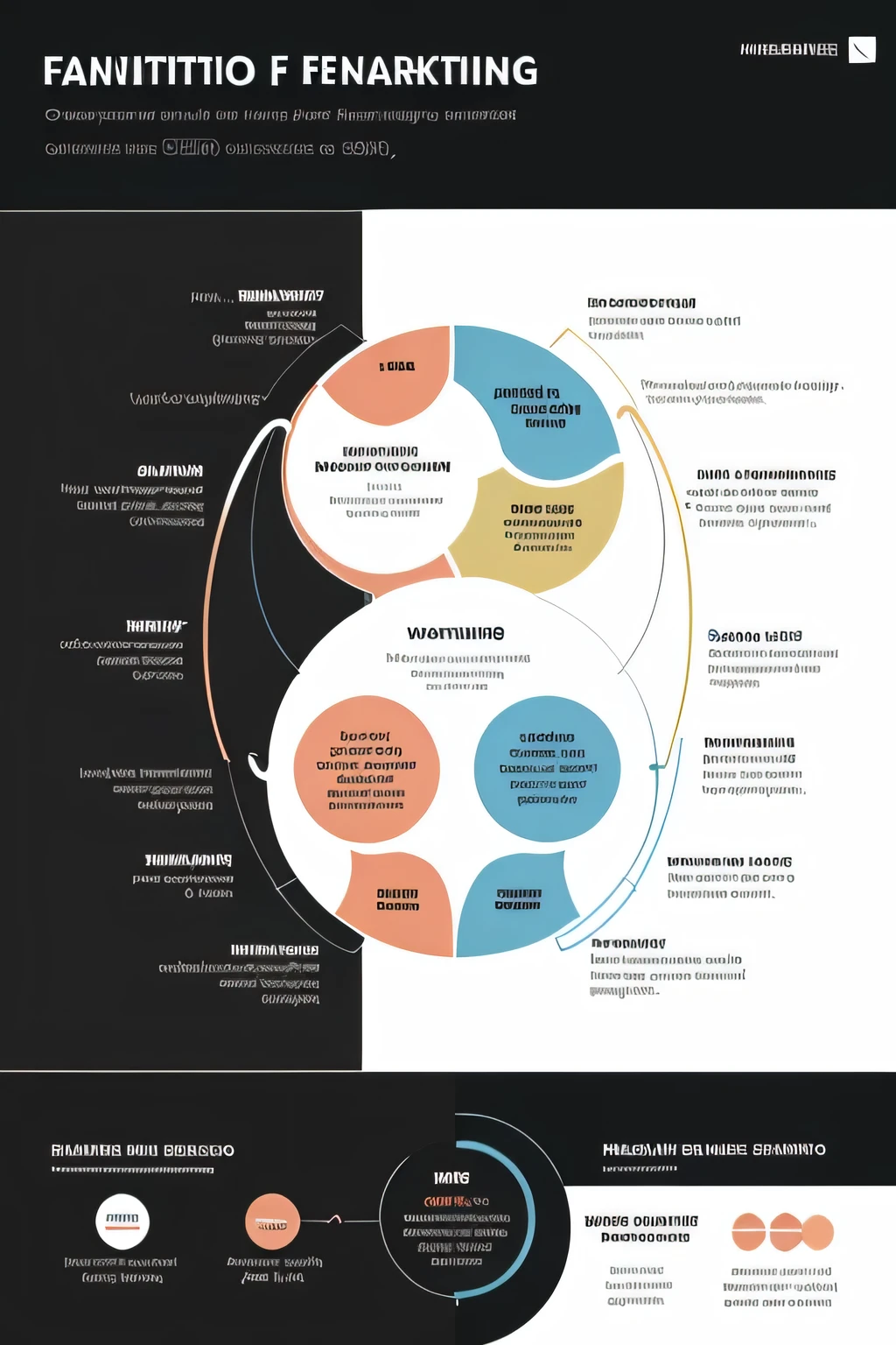 Hazme un diagrama de venn sobre el marketing financiero 
