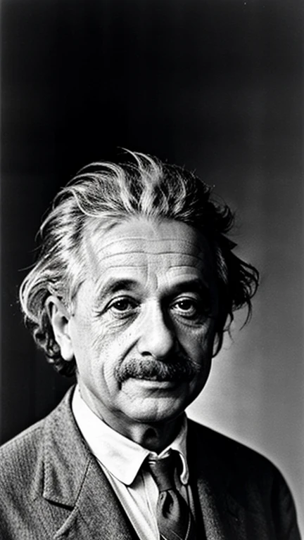 Albert Einstein dando palestra a milhares de pessoas
