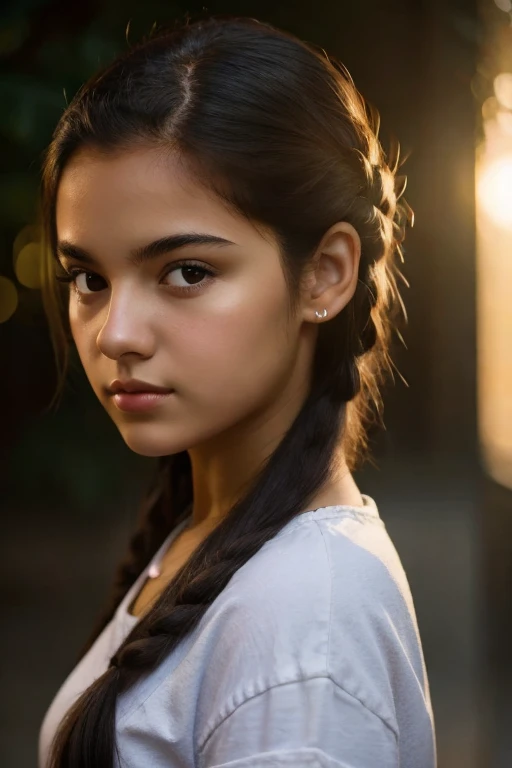 Latin girl. Dark hair. Dark Eyes. Teen. Young adult. Pretty.