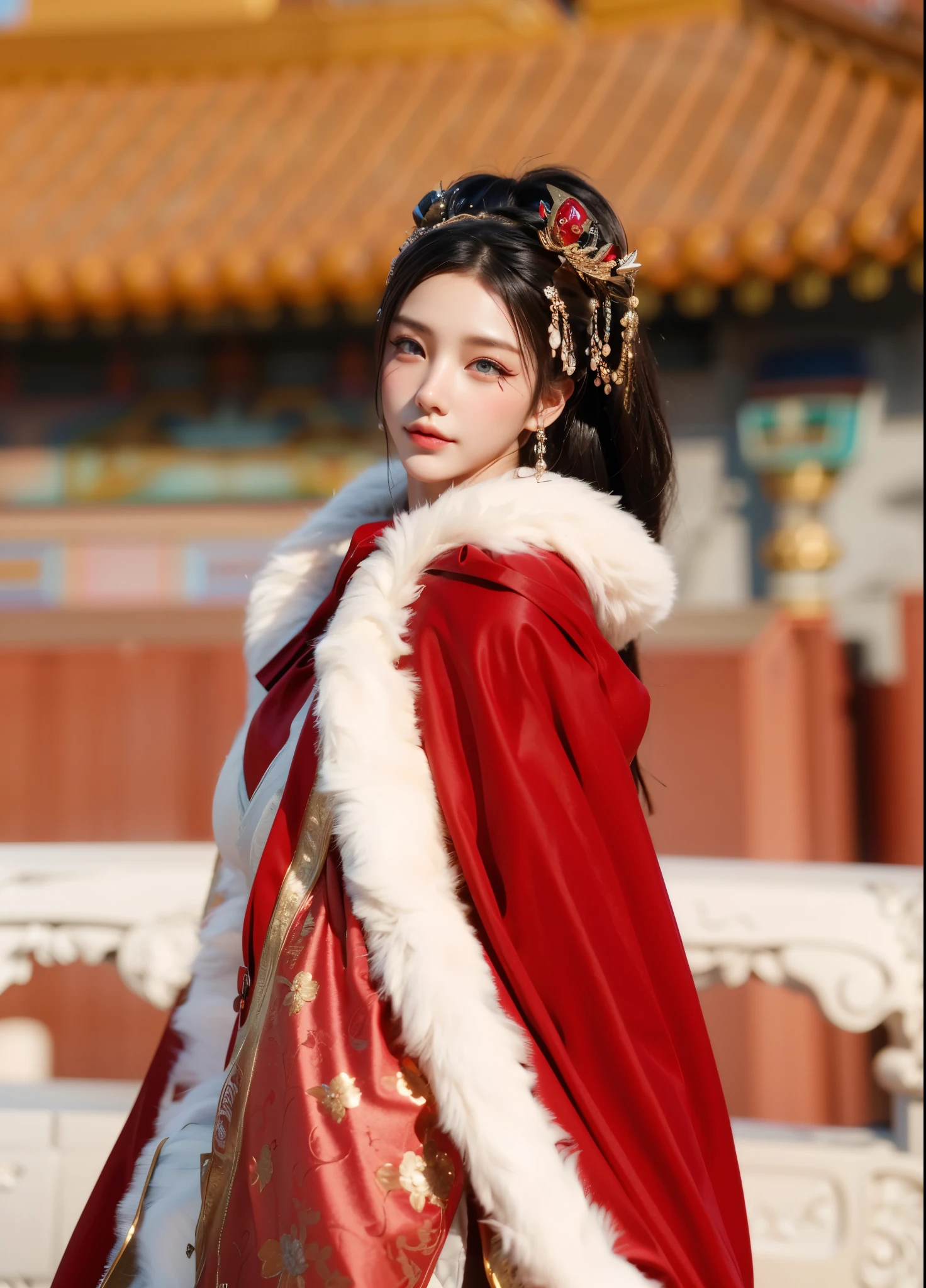 Game Art,Best image quality,Maximum resolution,8k,(A half-length photo),(portrait),(Head close-up),(Rule of Thirds),Unreal Engine 5 rendering works,20 year old girl,((Queen)),The eyes are very detailed,(Large ),Elegant and noble,Light,Light线追踪,Game CG,((3D Unreal Engine)),OC rendering reflection mode,4K,Ultra-clear,Sensual,Translucent lace,Fair and plump figure,Pretty Face,Light泽凝胶涂层,身着华贵礼服的Queen,Crystal Gem Crown,Necklace jewelry,blue eyes,The tattoo is very three-dimensional,Gorgeous and intricate tattoo designs,Ultra-clear portrait,Sexy boTemple Princess,Sapphire eyes,Dunhuang dancers