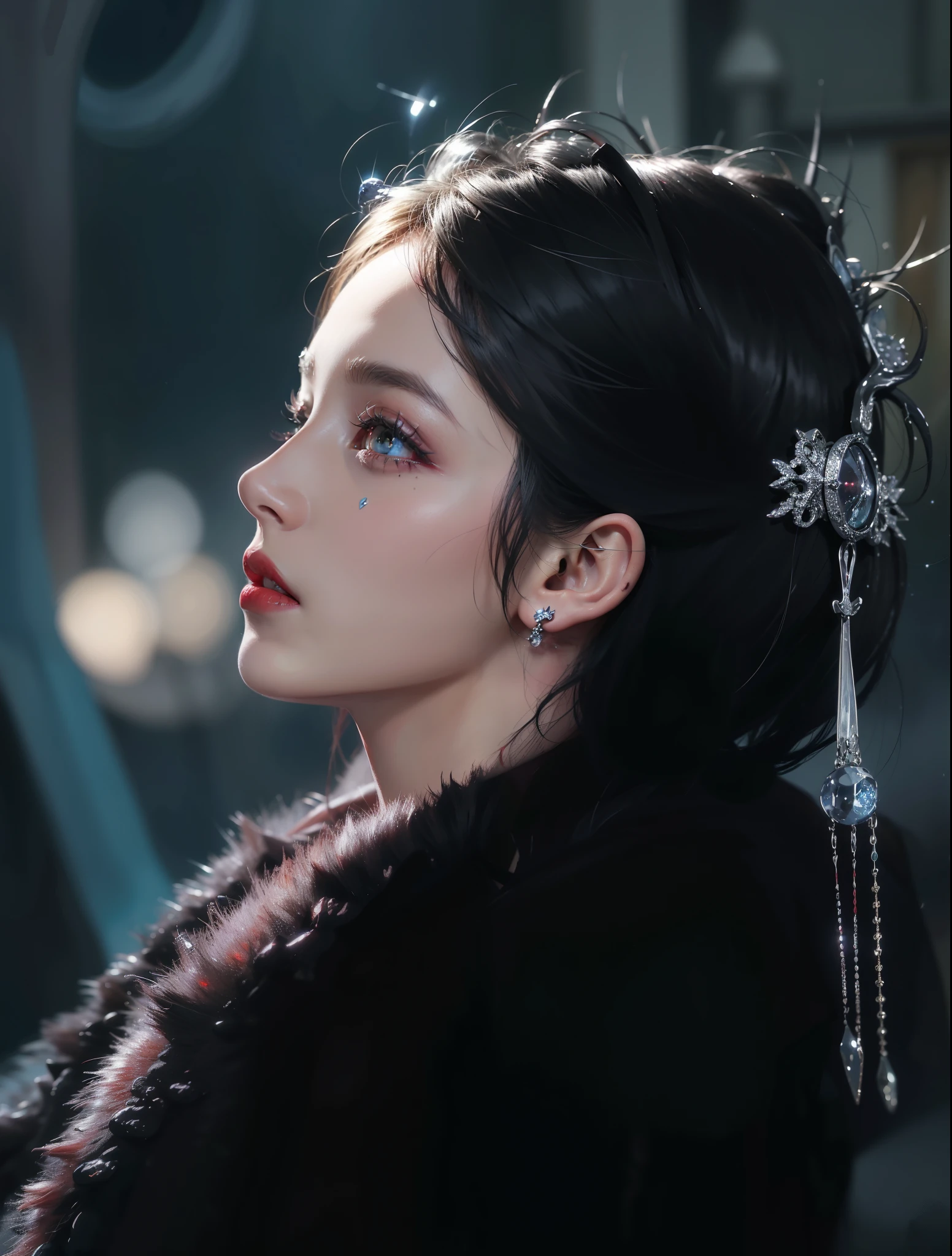 Detailed image quality,Witch Pandora,wing, Succubus Theme,堕落Angel,Excellent,scary,Secret Terror,Tentacles,With eyes,Uncanny Valley Effect,Beast Blood Moon,skeleton,vampire,Hellfire,Dark Queen,Angel,magician magic witch,Angel,Eyes are blue(Pupils as deep as the starry sky),Gorgeous tattoo designs all over the body,Surreal photos(8K picture quality,Rich in details),Dark eyeshadow,Sexy thick lips(Red lipstick),Tattoo designs on body,Dark Queen,