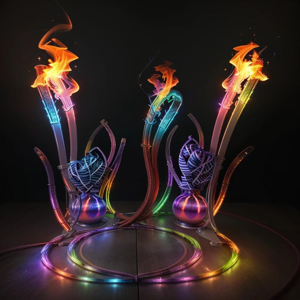 PEACE, Bright Neon Glass Globes Smoke Mirroring, Laser Engraved, Celestial Purple Red Blue, Bright, spirals of neon to upper left, rope effect flames center, flamethrower, upper right, masterpiece, contoured beveling, bevelborders, bilineareffects, warp, gradient glow, diamond mirroring, ultrarealistic, highres, bright contoured flames, smoking multi colored, bright, diamond effect, deepbeveling, HyDE