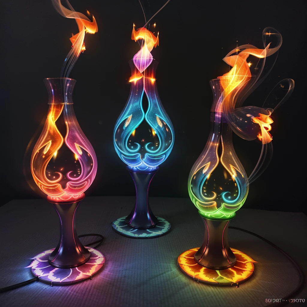 PEACE, Bright Neon Glass Globes Smoke Mirroring, Laser Engraved, Celestial Purple Red Blue, Bright, spirals of neon to upper left, rope effect flames center, flamethrower, upper right, masterpiece,  contoured beveling, bevelborders, bilineareffects, warp, gradient glow, diamond mirroring, ultrarealistic, highres, bright contoured flames, smoking multi colored, bright, diamond effect, deepbeveling, 
