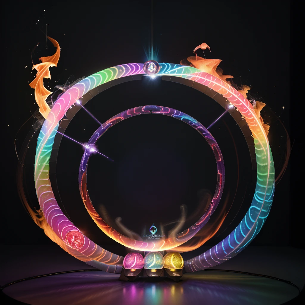 PEACE, Bright Neon Glass Globes Smoke Mirroring, Laser Engraved, Celestial Purple Red Blue, Bright, spirals of neon to upper left, rope effect flames center, flamethrower, upper right, masterpiece,  contoured beveling, bevelborders, bilineareffects, warp, gradient glow, diamond mirroring, ultrarealistic, highres, bright contoured flames, smoking multi colored, bright, diamond effect, deepbeveling, 