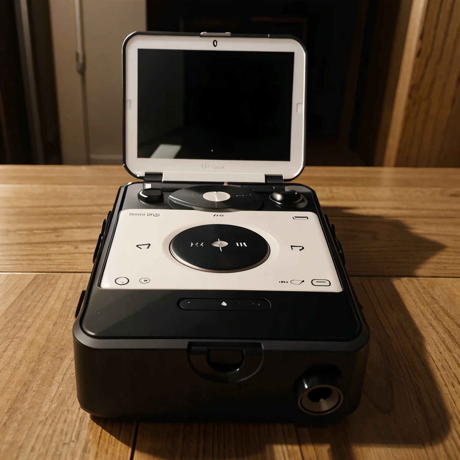 An unique portable music player